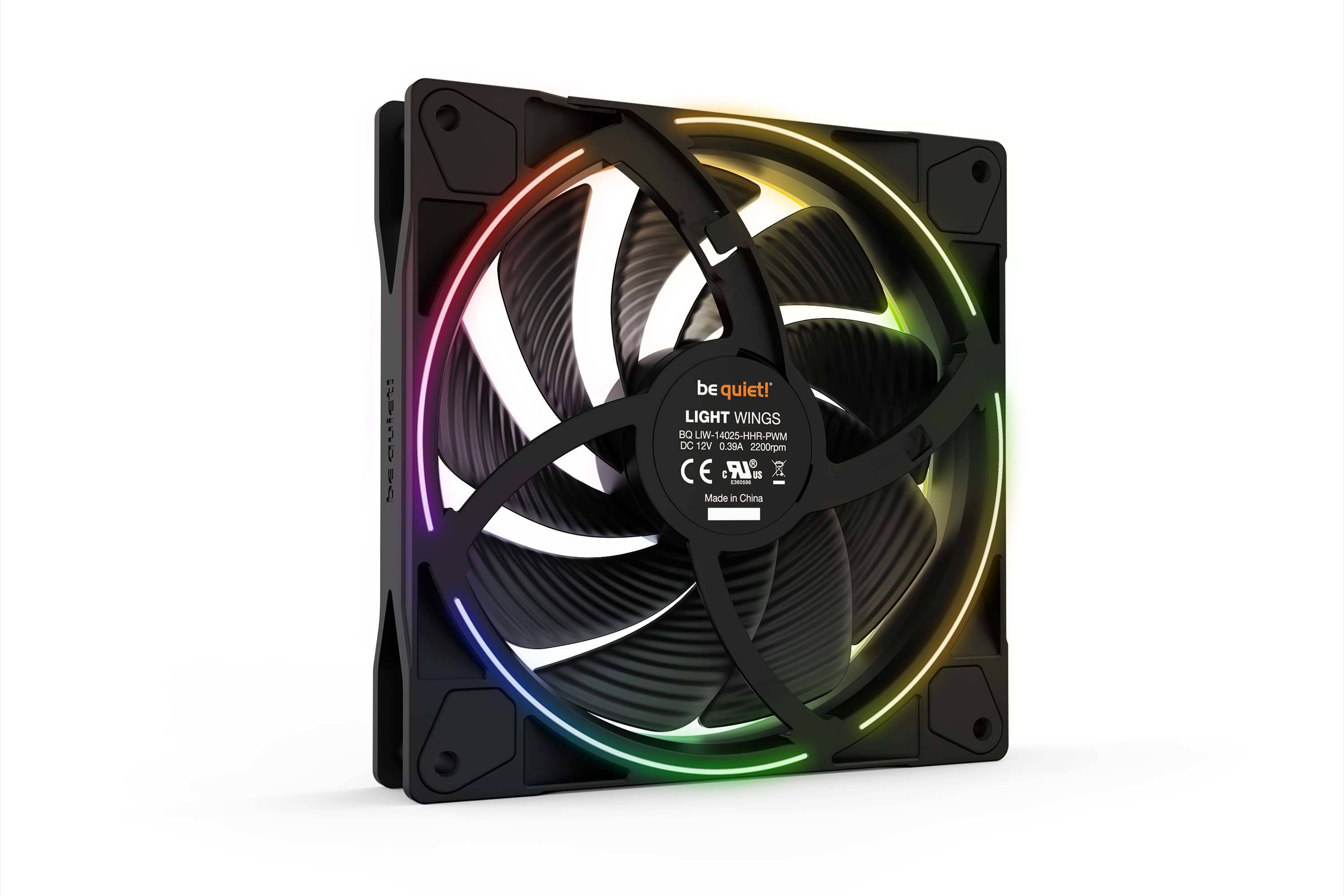 Rca Informatique - image du produit : LIGHT WINGS 140MM PWM HIGH-SPEED TRIPLE-PACK