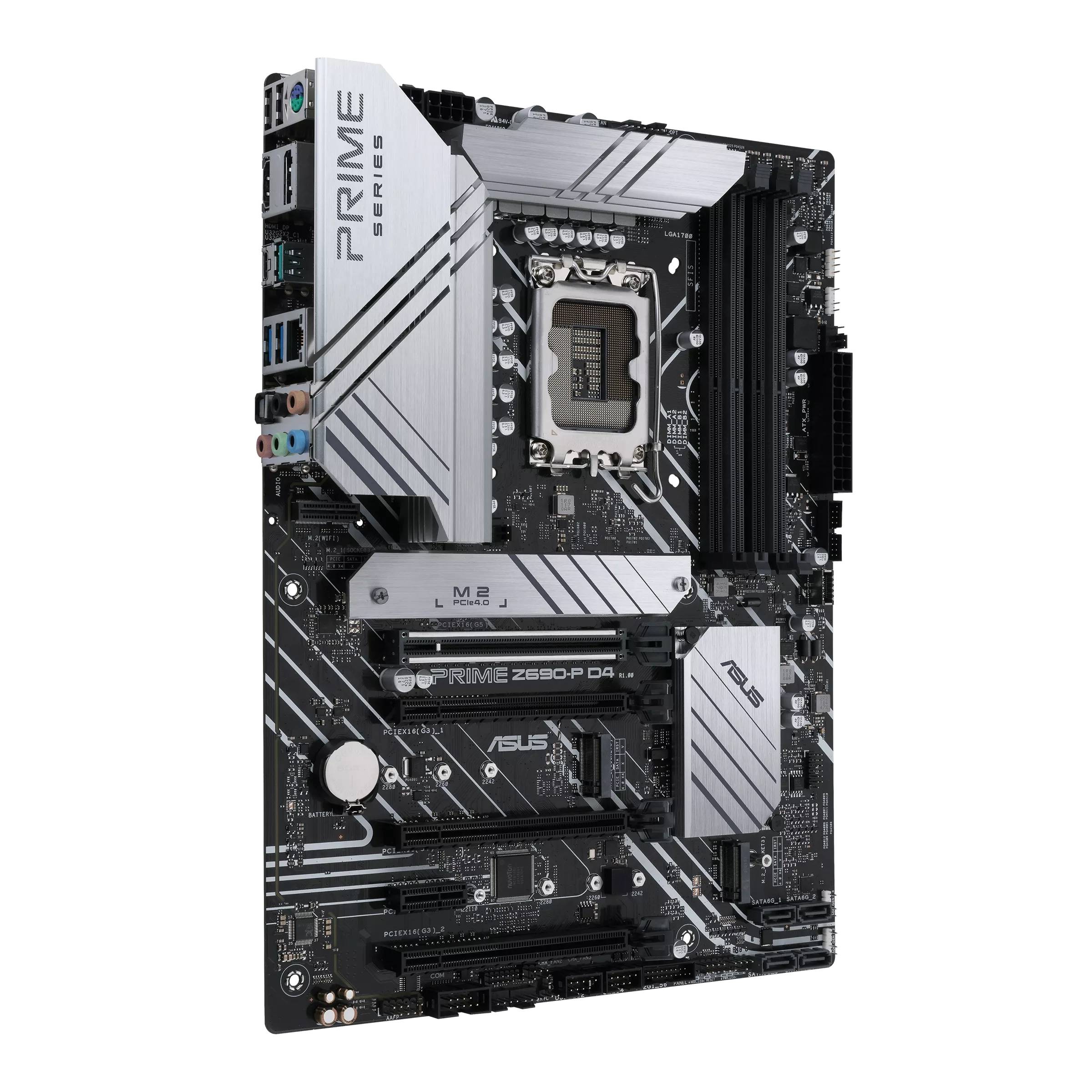 Rca Informatique - image du produit : PRIME Z690-P D4-CSM//LGA1700 Z690 USB3.2 GEN 2 MB