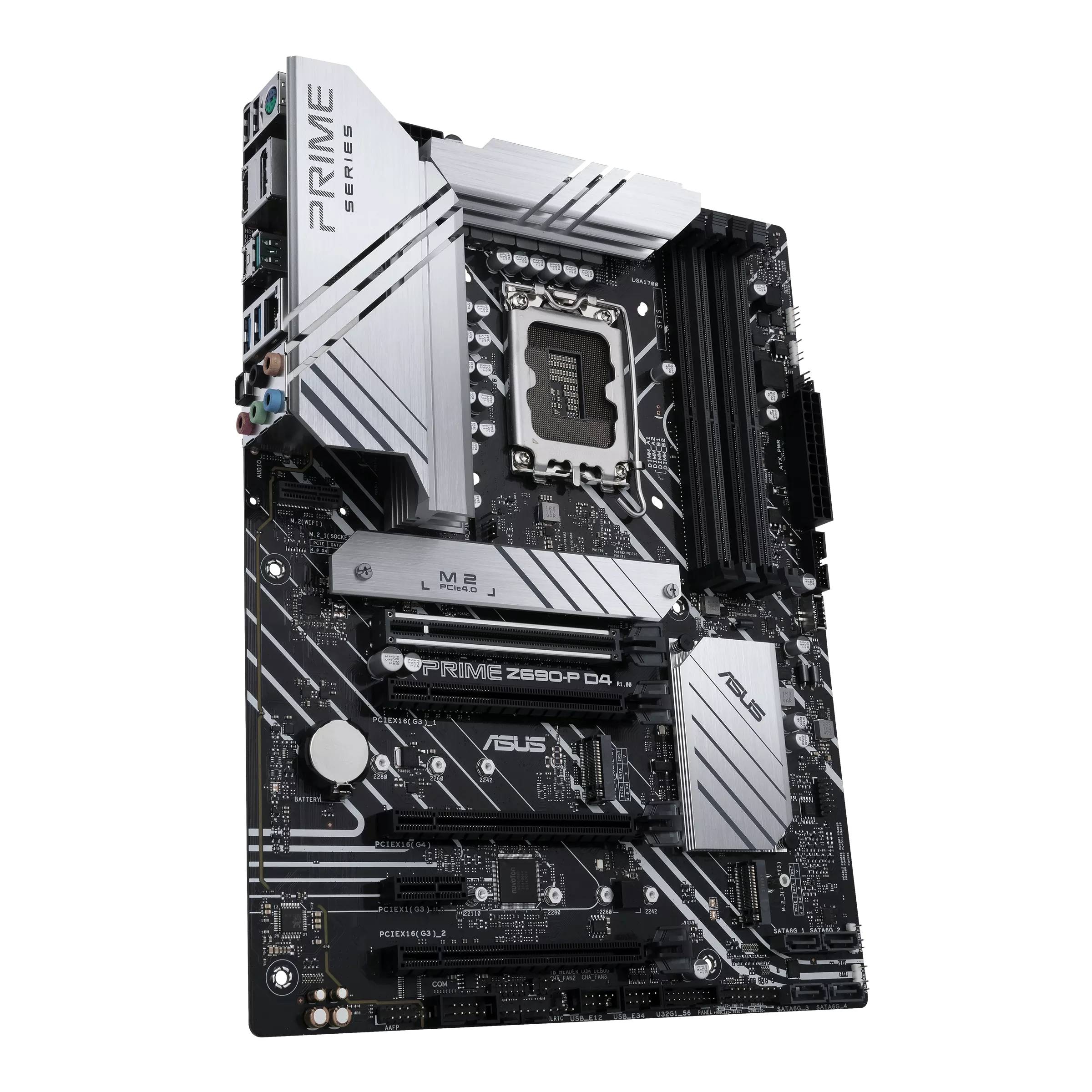 Rca Informatique - image du produit : PRIME Z690-P D4-CSM//LGA1700 Z690 USB3.2 GEN 2 MB