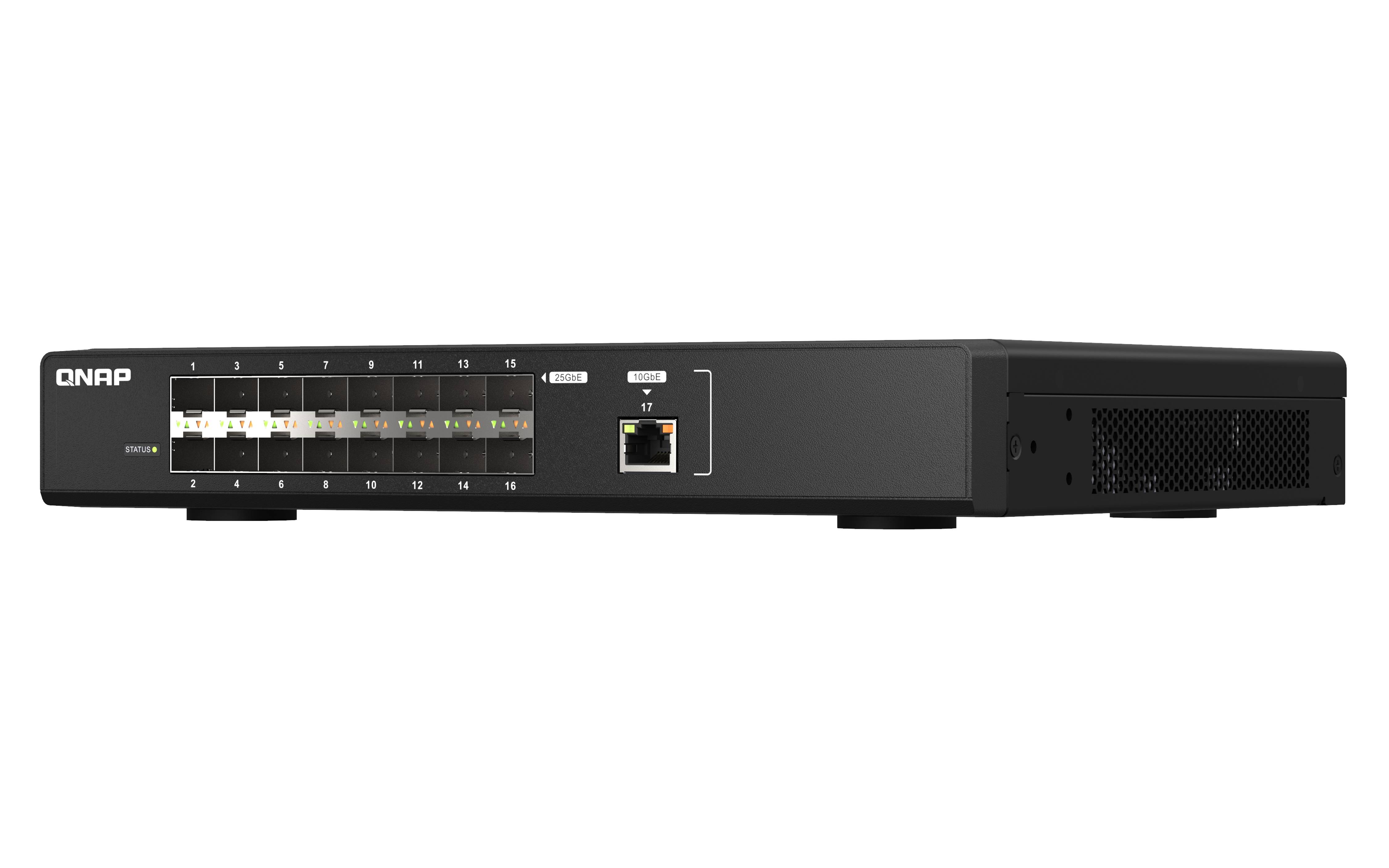 Rca Informatique - image du produit : WEBMANAG SWITCH 1PORT 10GBERJ45 16 PORTS GBE SFP28 RM DESIGN