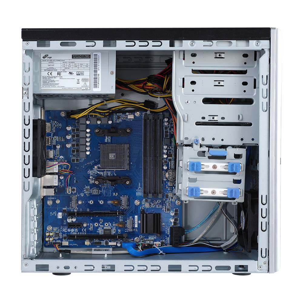 Rca Informatique - image du produit : AMD BAREBONE W331-Z00 WS 1CPU 4XDIMM 2XHDD 1XPCIE 500W