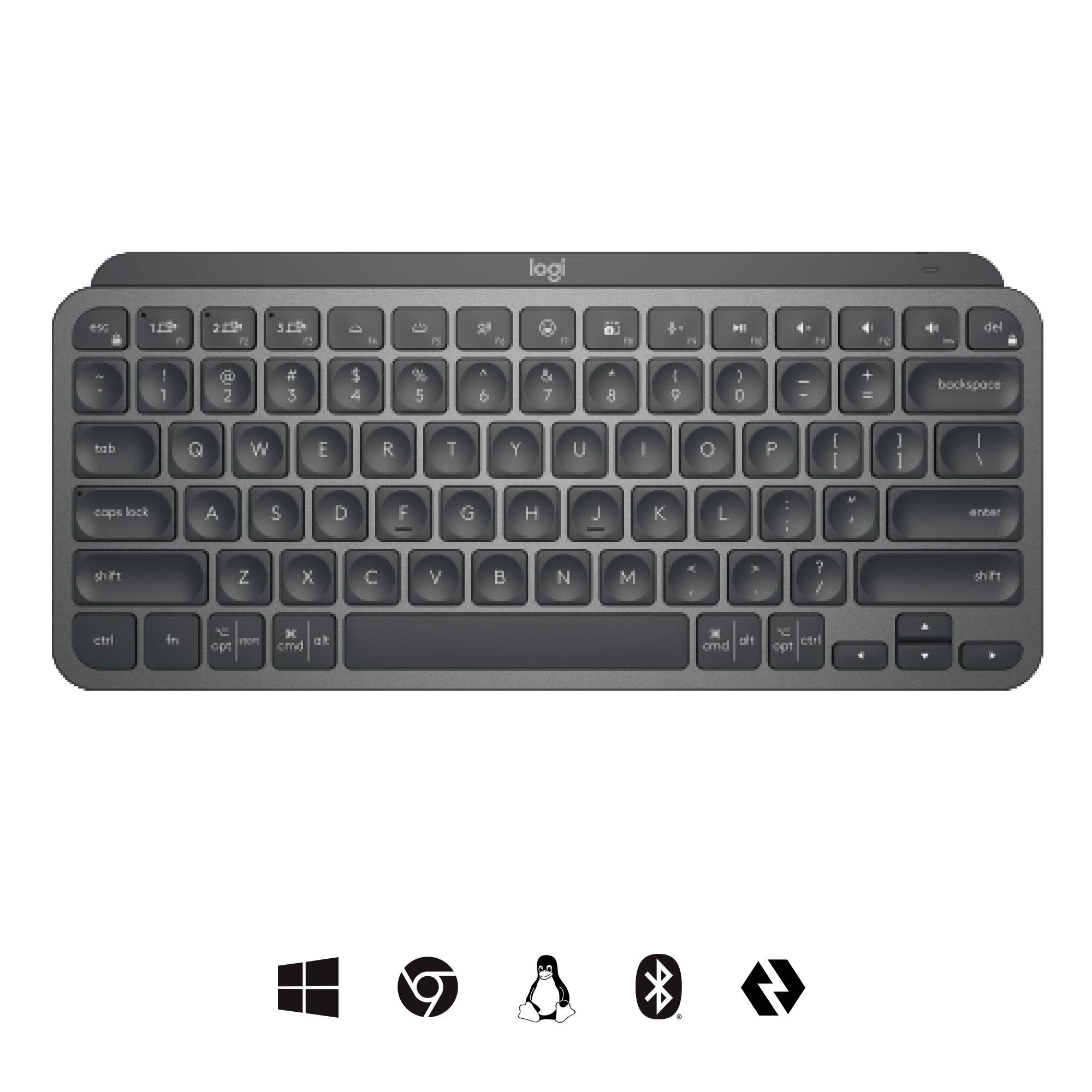 Rca Informatique - image du produit : MX KEYS MINI FOR BUSINESS GRAPHITE - US INTL - INTNL