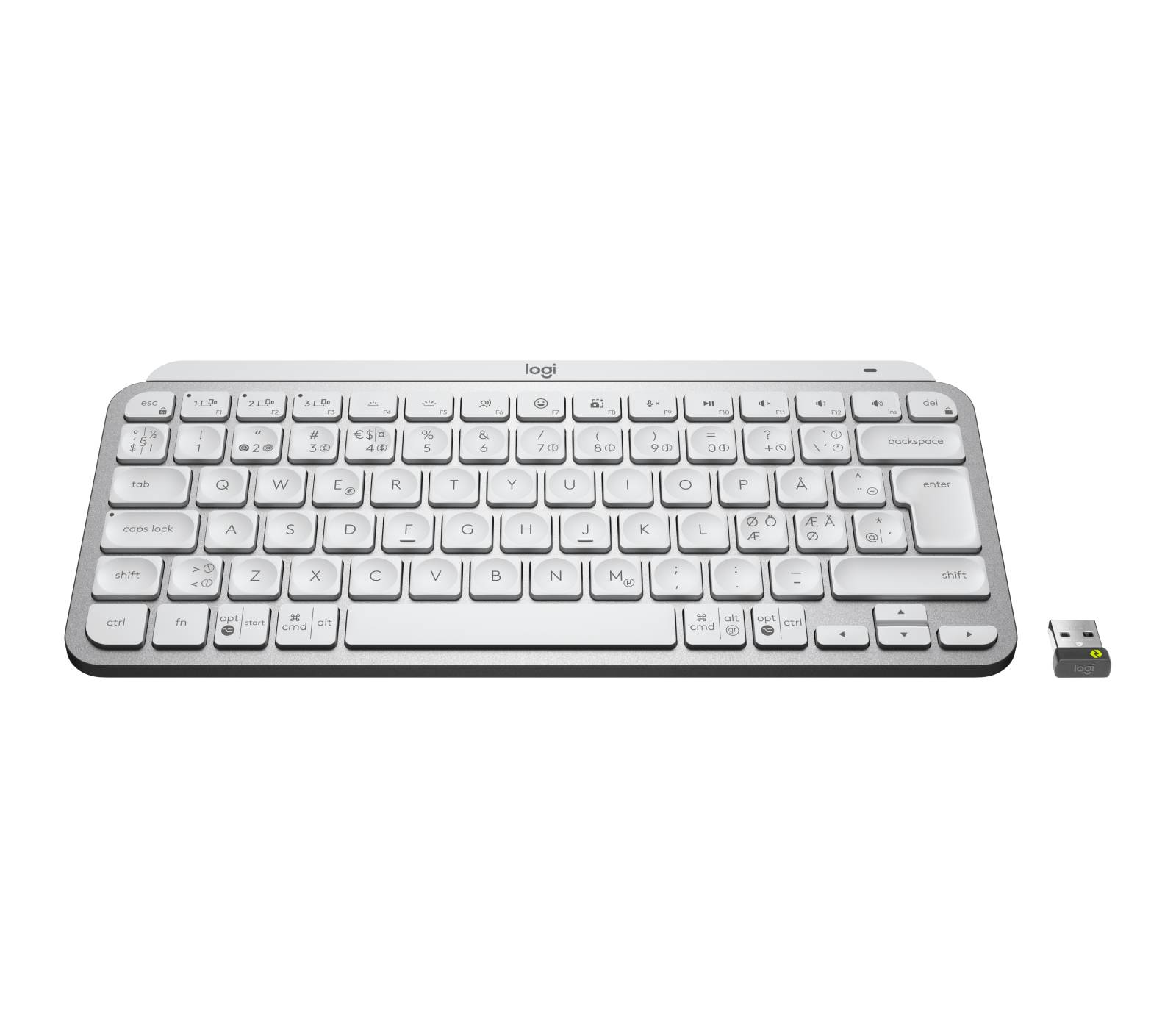 Rca Informatique - image du produit : MX KEYS MINI FOR BUSINESS PALE GREY - PAN - NORDIC