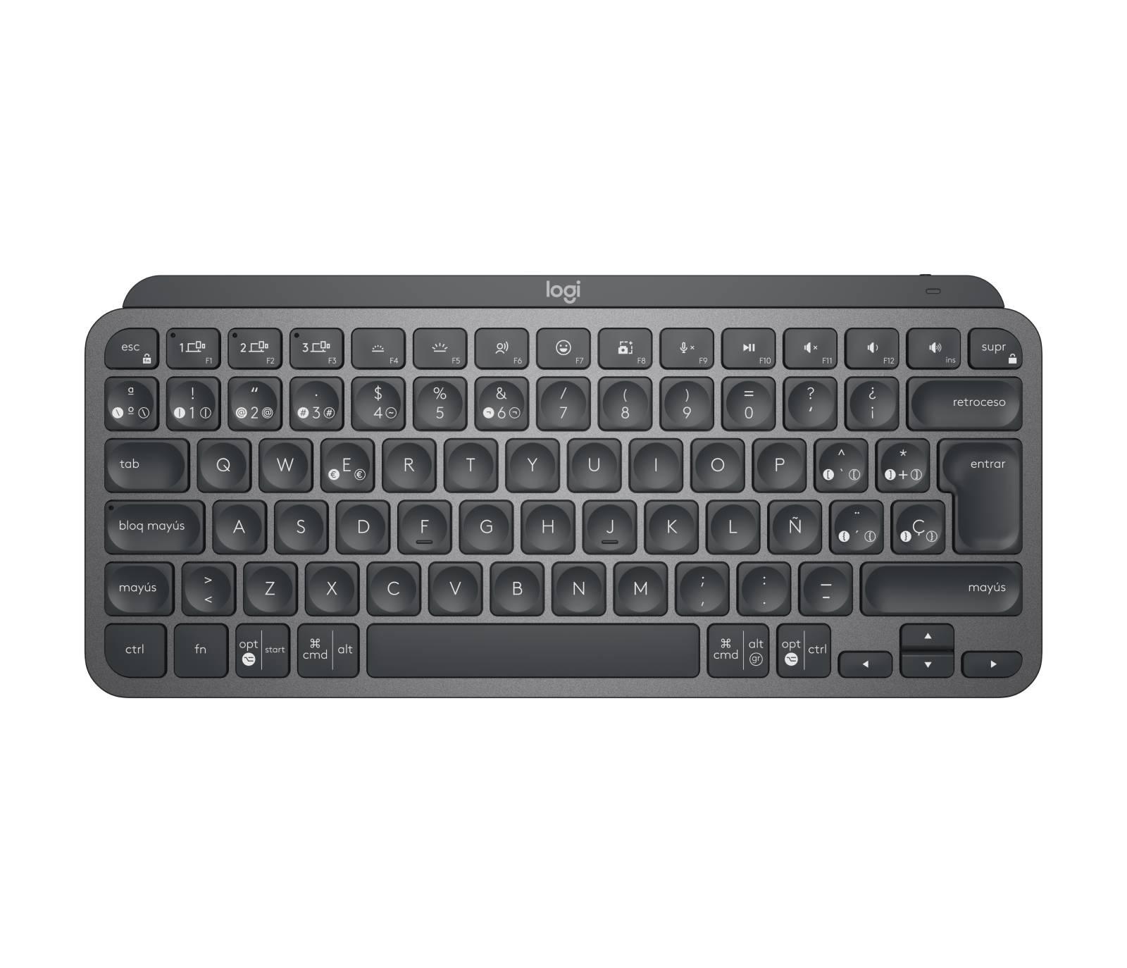 Rca Informatique - Image du produit : MX KEYS MINI FOR BUSINESS GRAPHITE - ESP - MEDITER