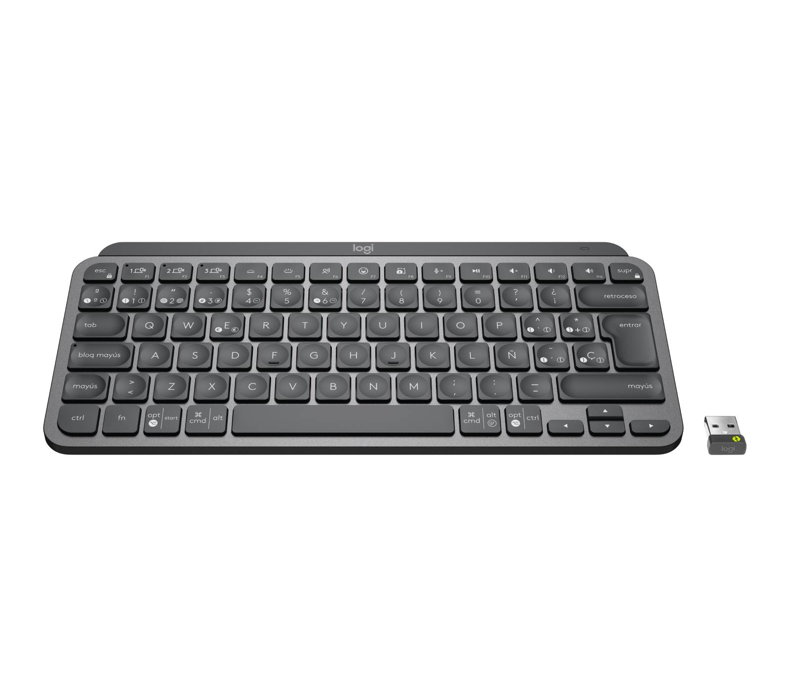 Rca Informatique - image du produit : MX KEYS MINI FOR BUSINESS GRAPHITE - FRA - CENTRAL