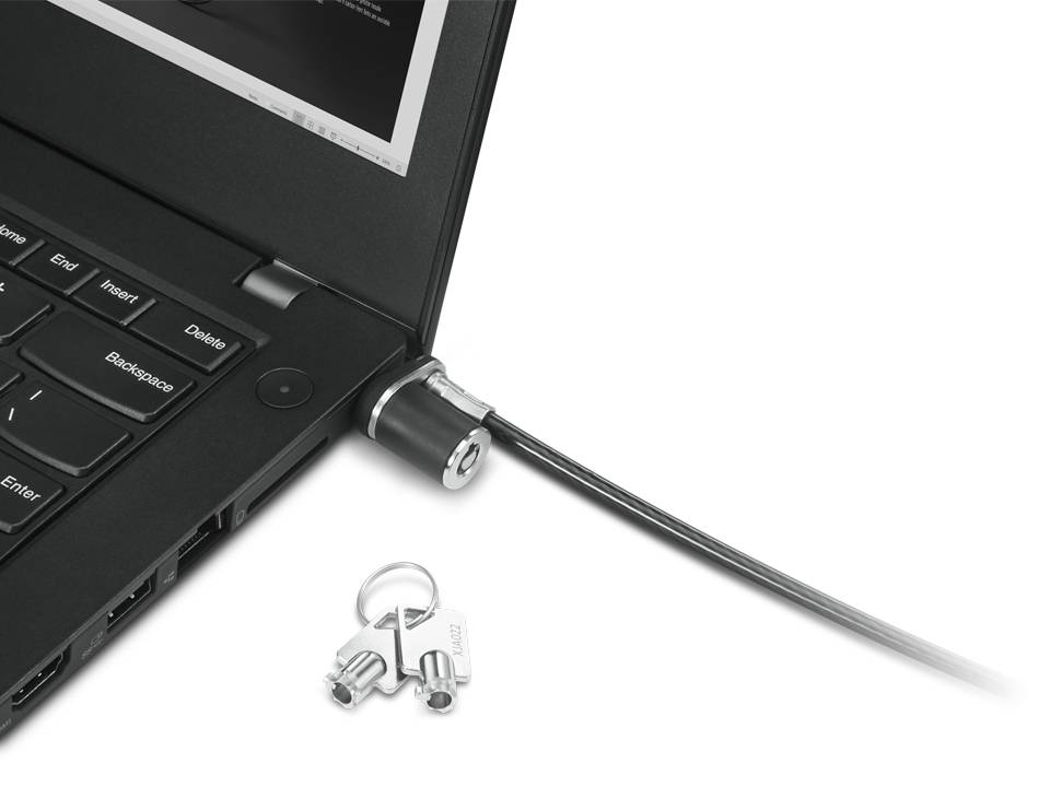 Rca Informatique - image du produit : NANOSAVER ESSENTIAL CABLE LOCK FROM LENOVO