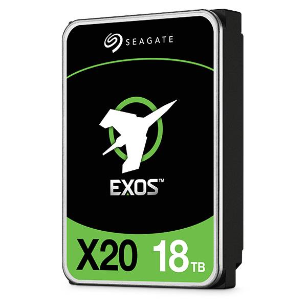 Rca Informatique - image du produit : EXOS X20 18TB SAS 3.5IN 7200RPM 6GB/S 512E/4KN