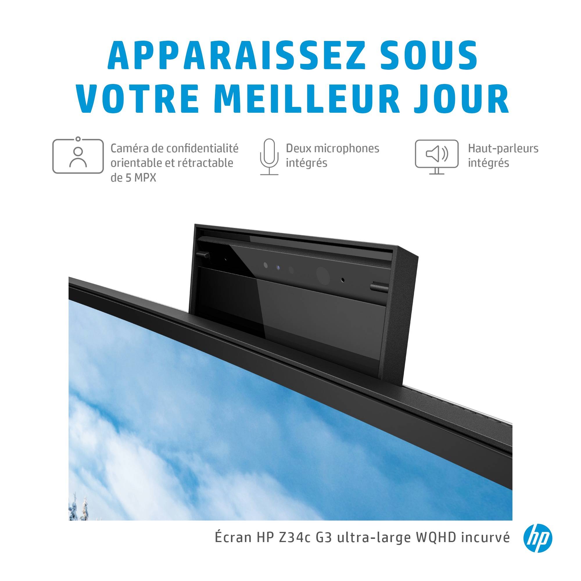 Rca Informatique - image du produit : HP Z34C G3 CURVED WQHD DISPLAY EUROPE - ENGLISH LOCALIZATION