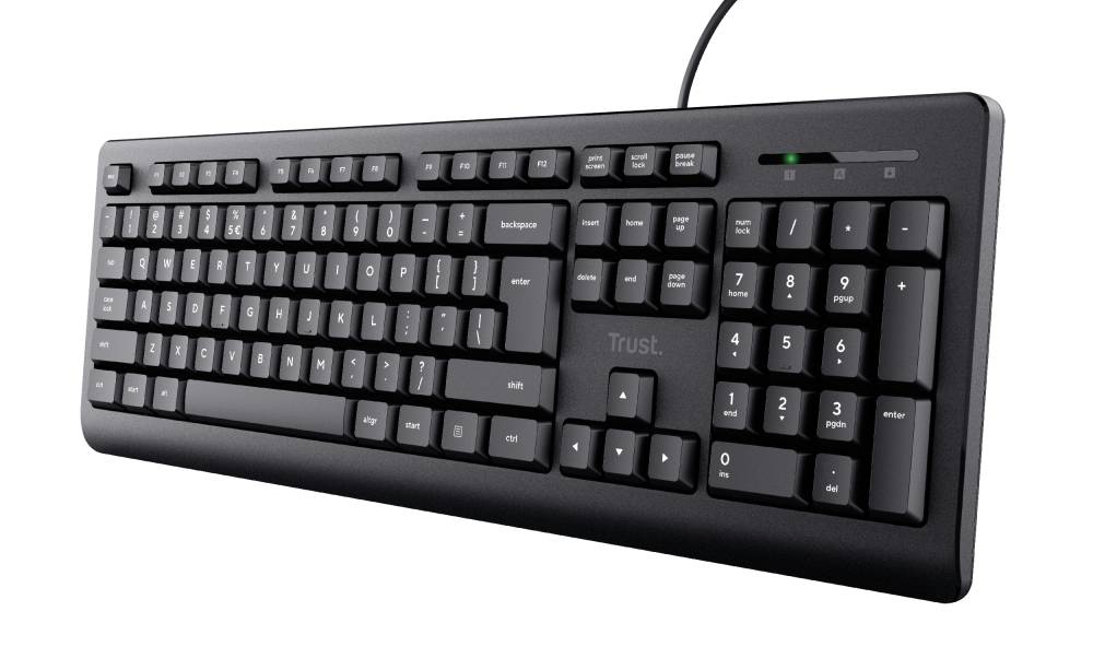 Rca Informatique - image du produit : WIRED KEYBOARD TK-150 BQ 12