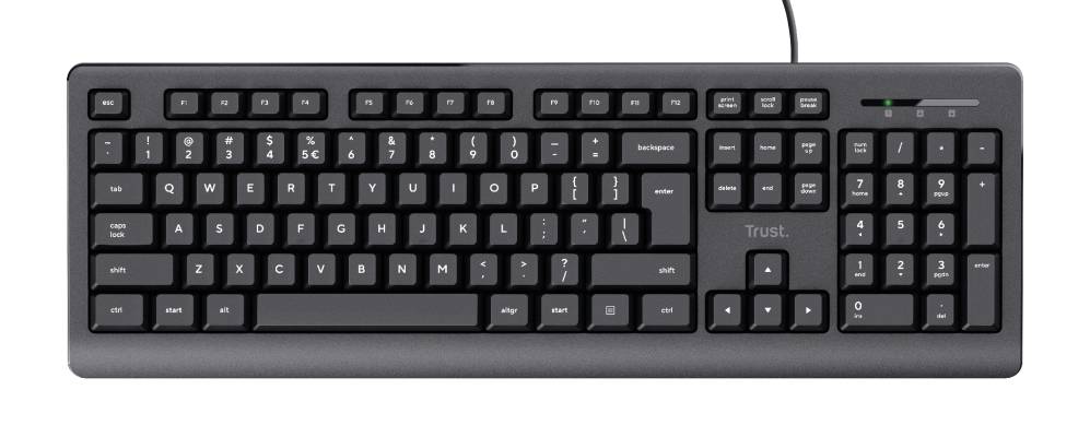 Rca Informatique - image du produit : WIRED KEYBOARD TK-150 BQ 12