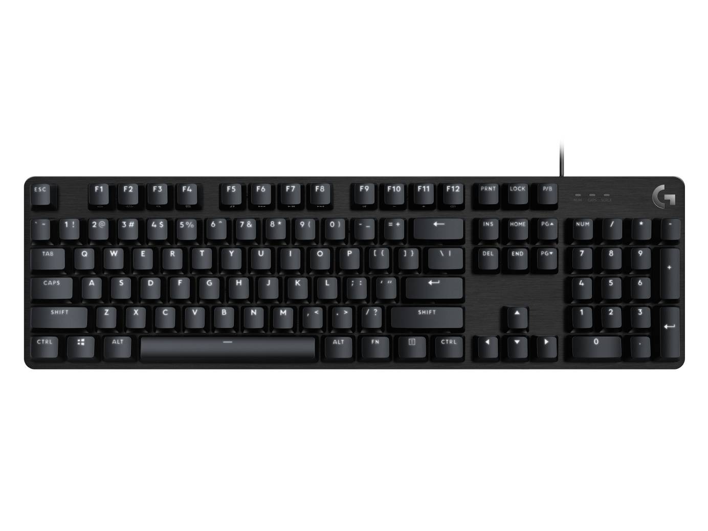 Rca Informatique - image du produit : G413 SE MECH. GAMING KEYBOARD BLACK - US INTL - INTNL