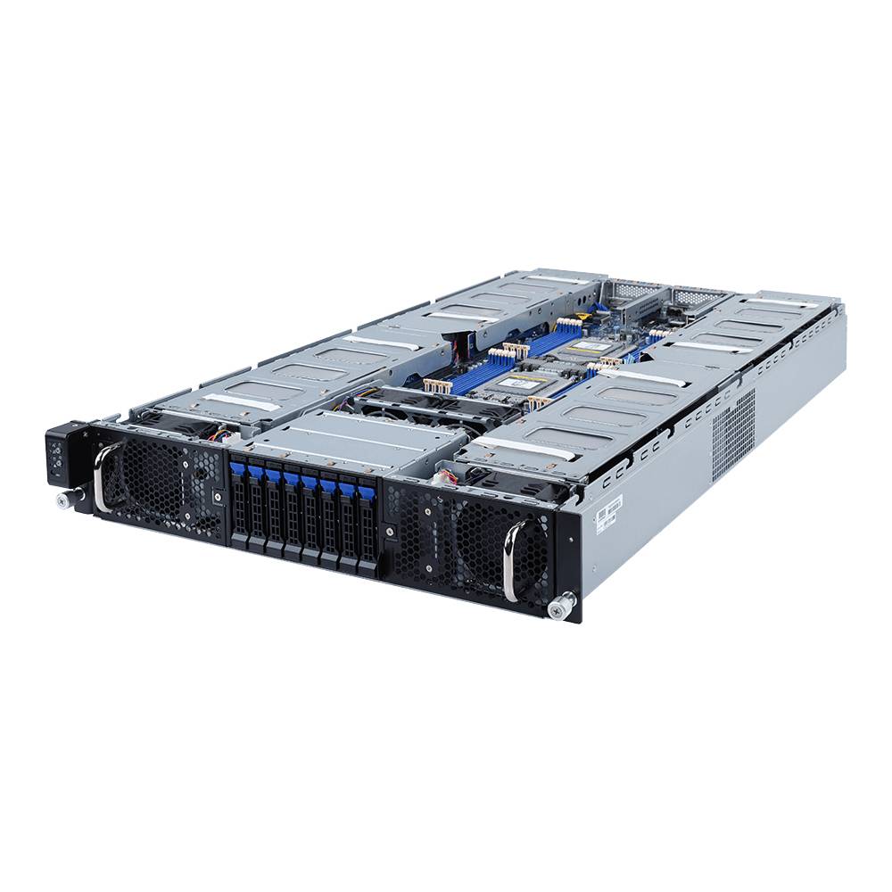 Rca Informatique - Image du produit : AMD BAREBONE G292-Z45 2U 2CPU 16XDIMM 8XHDD 8XPCIE 2+0 2200W