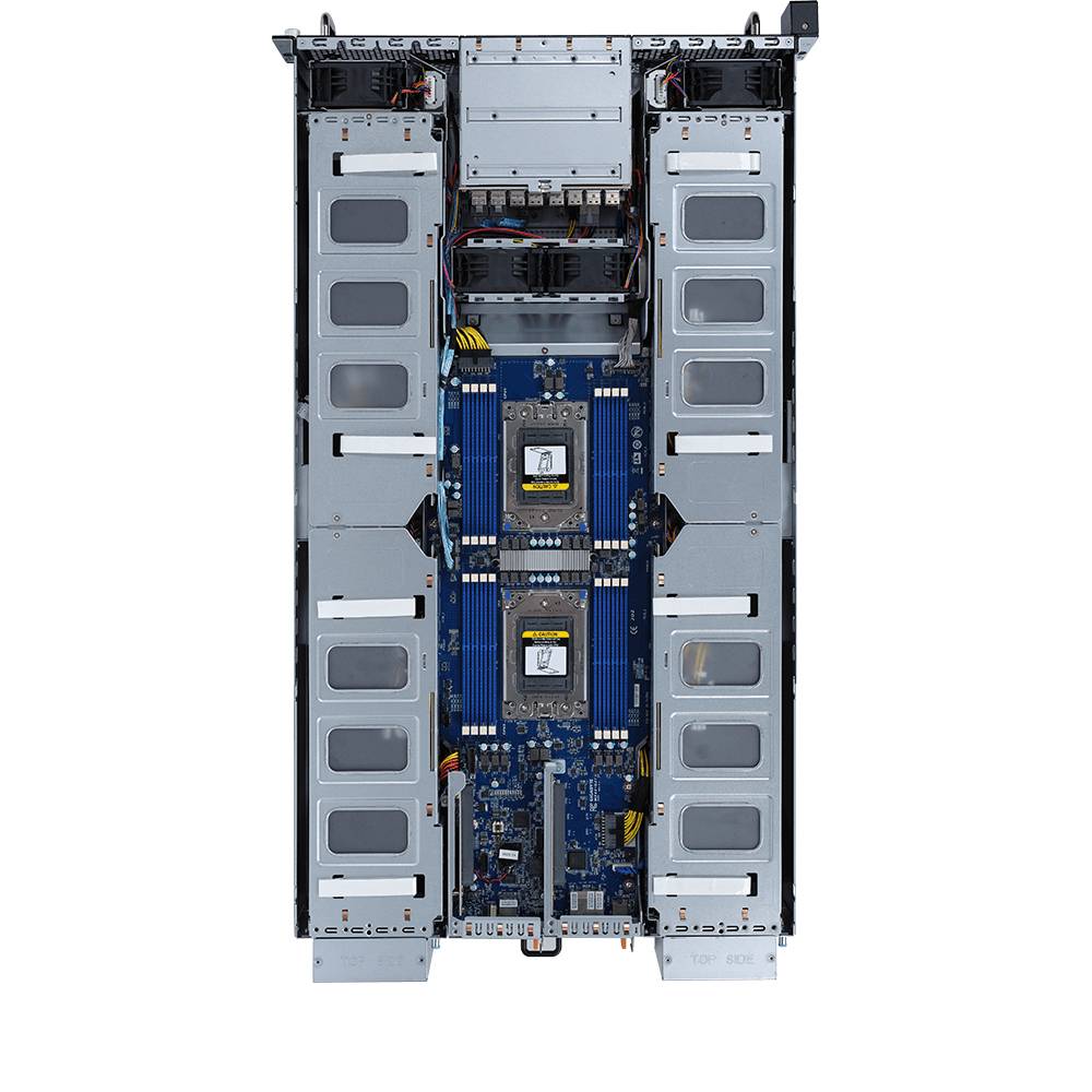 Rca Informatique - image du produit : AMD BAREBONE G292-Z45 2U 2CPU 16XDIMM 8XHDD 8XPCIE 2+0 2200W