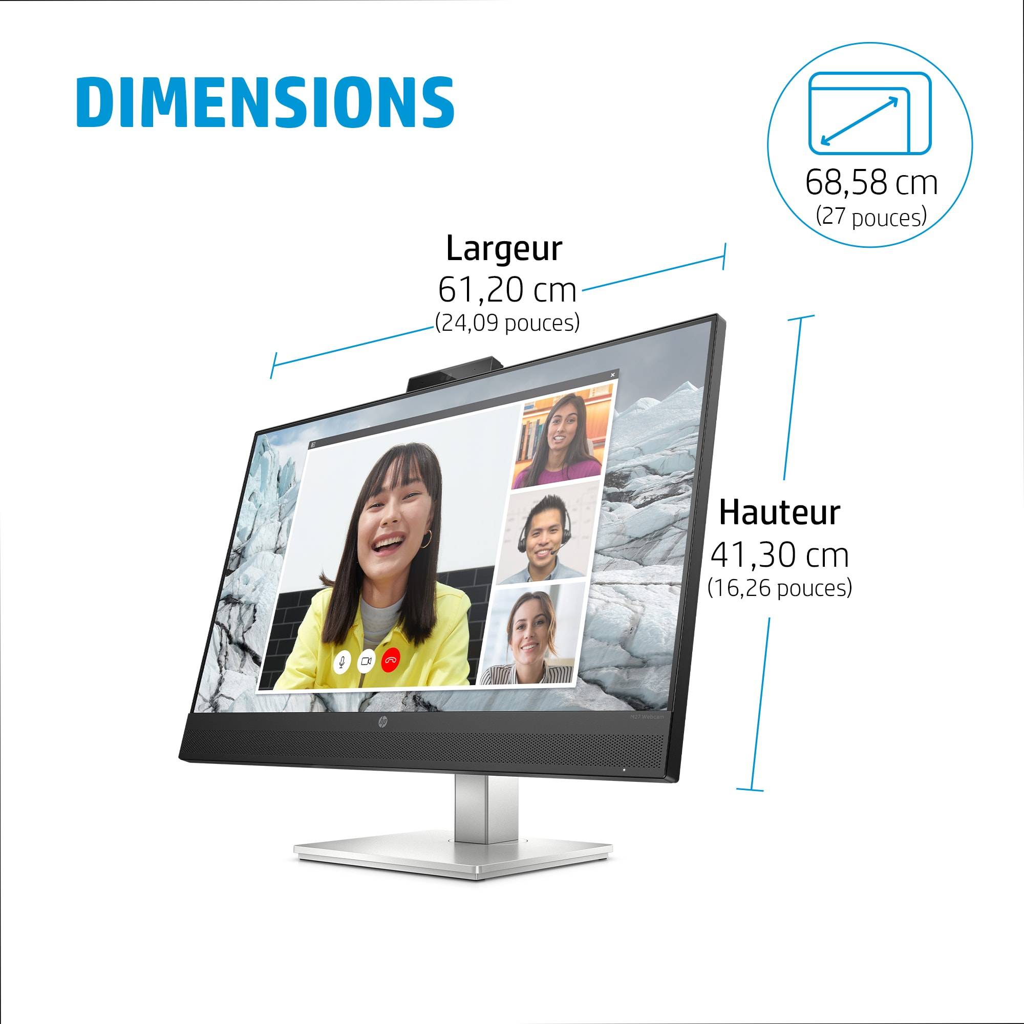 Rca Informatique - image du produit : HP E27M G4 USB-C CONF QHD MONITOR EUROPE - ENGLISH LOCALIZ