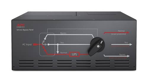 Rca Informatique - image du produit : APC SERVICE BYPASS PANEL 230V 125 A HW INPUT IEC-320 OUTPUT