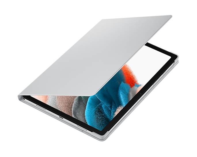 Rca Informatique - image du produit : SAMSUNG BOOK COVER GALAXY TAB A8 SILVER