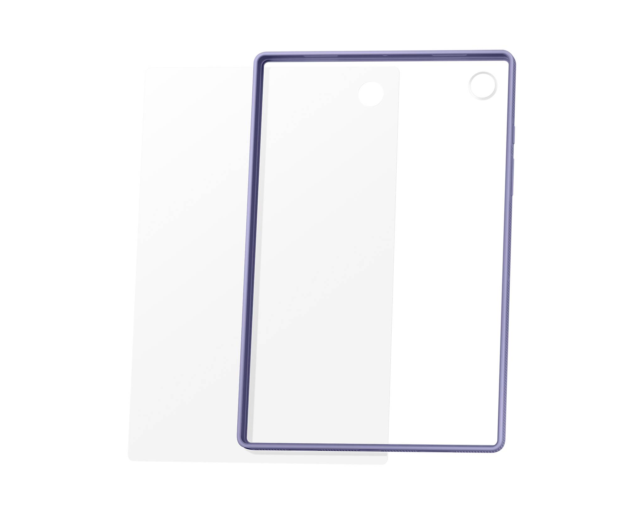 Rca Informatique - image du produit : SAMSUNG CLEAR EDGE COVER TAB A8 LAVENDER