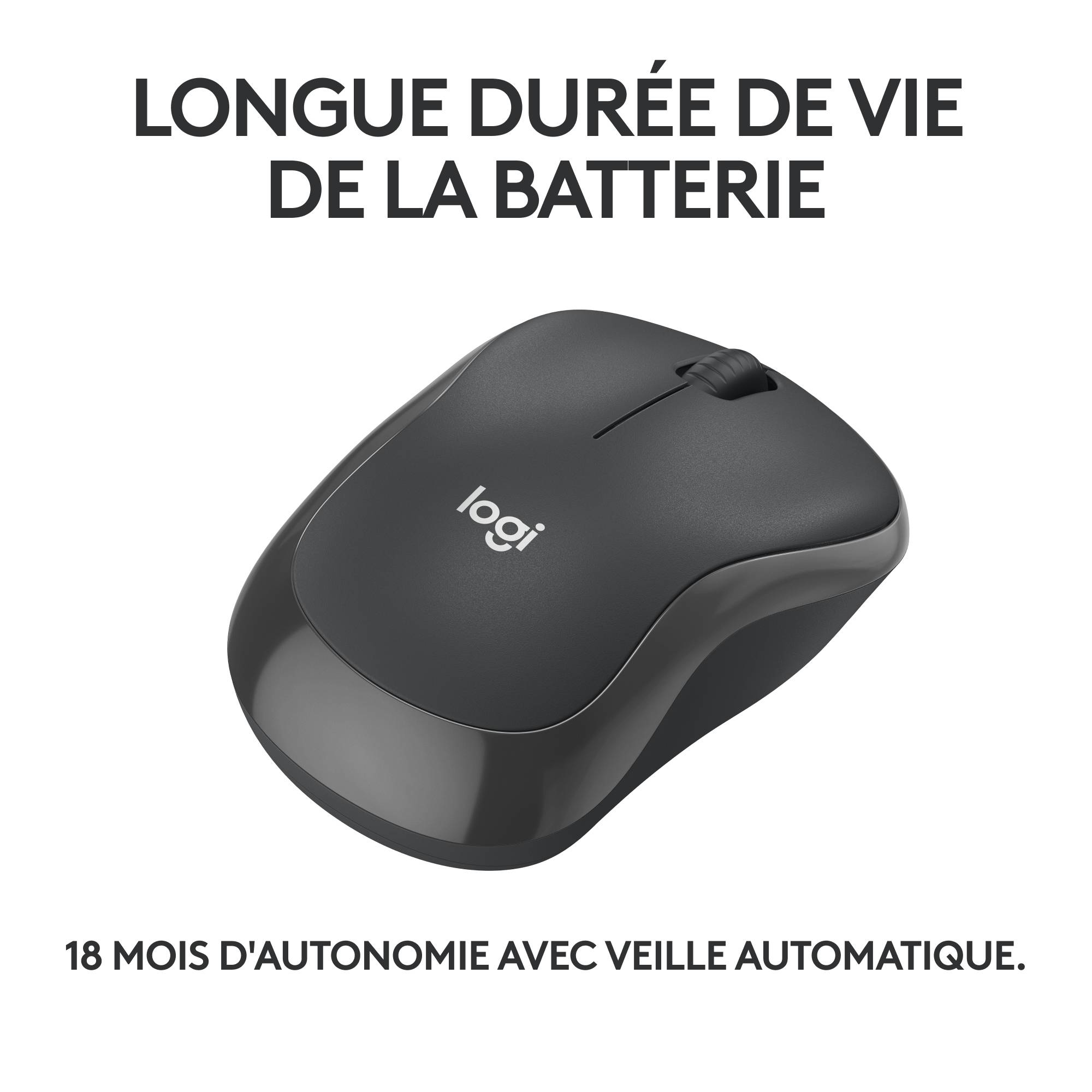 Rca Informatique - image du produit : LOGITECH M240 SILENT BT MOUSE GRAPHITE - EMEA-808