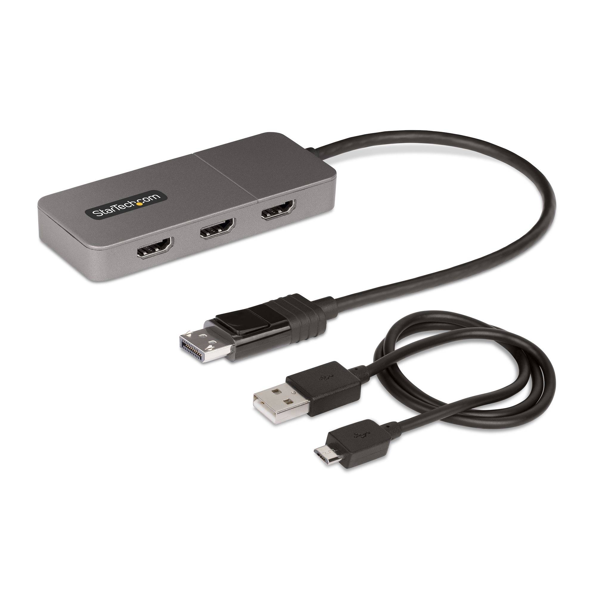 Rca Informatique - image du produit : 3-PORT DISPLAYPORT MST HUB - MULTI-MONITOR ADAPTER WINDOWS