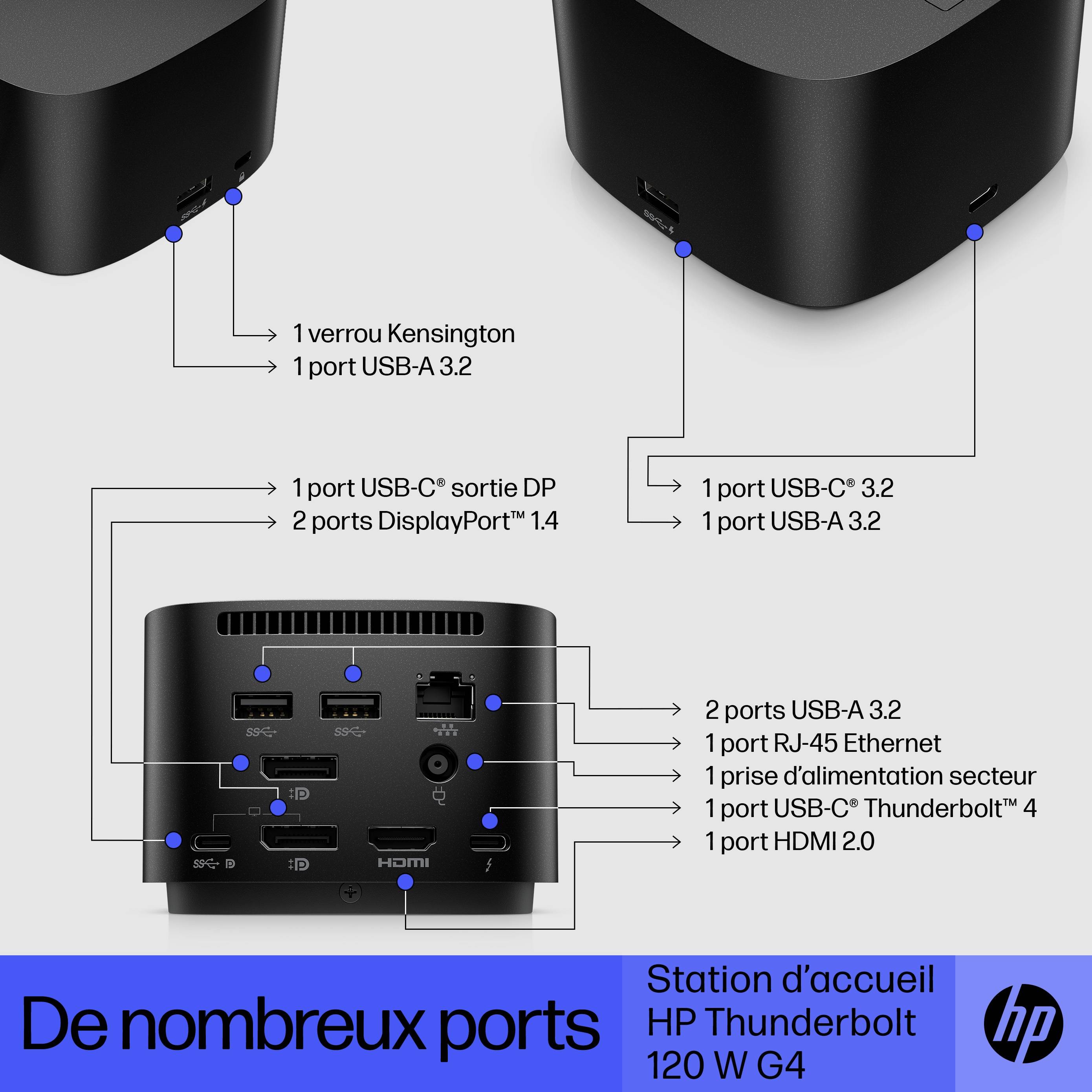 Rca Informatique - image du produit : TB 120W G4 DOCK