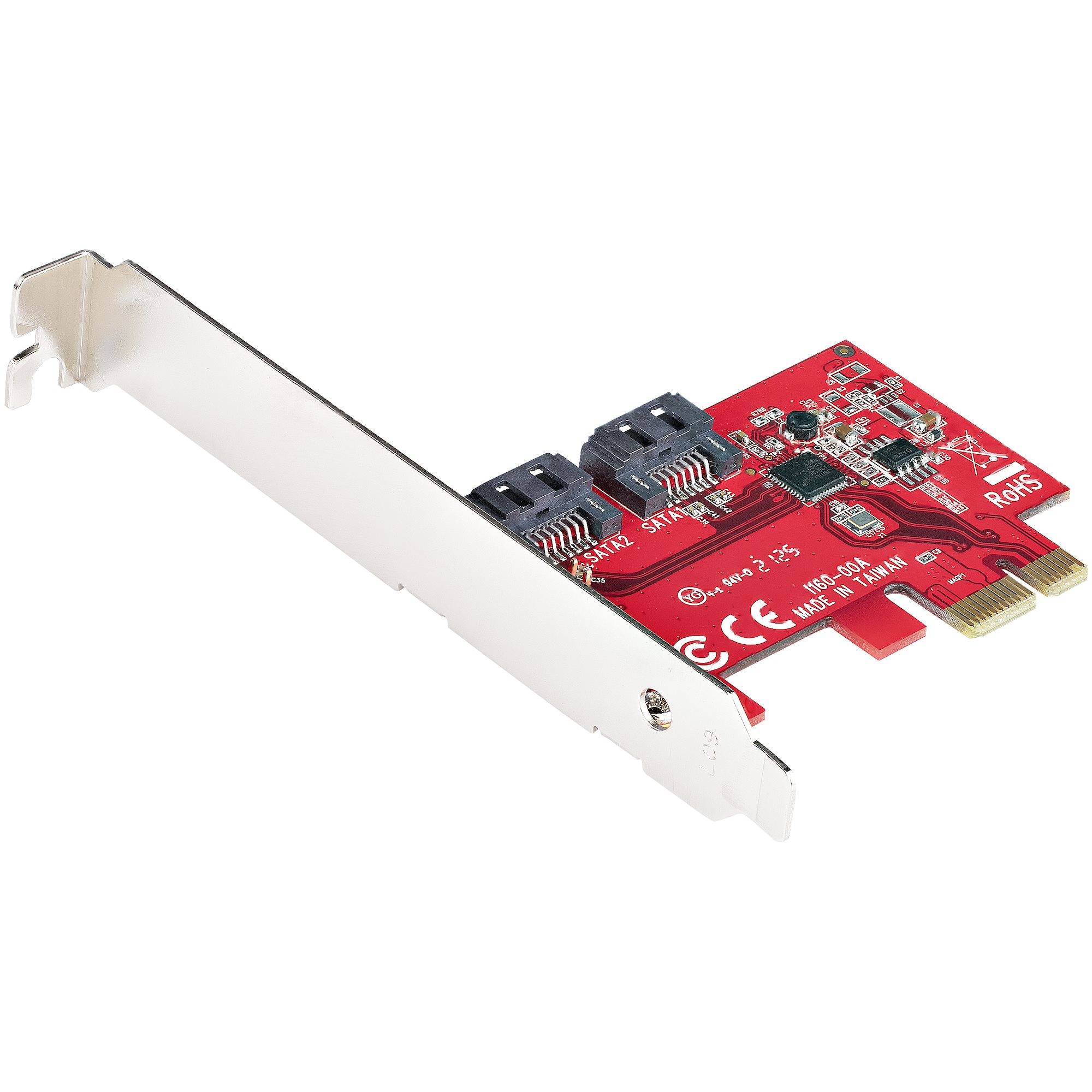 Rca Informatique - Image du produit : SATA PCIE CARD 2 PORT NO-RAIDPCI EXPRESS SATA 6GBPS AS