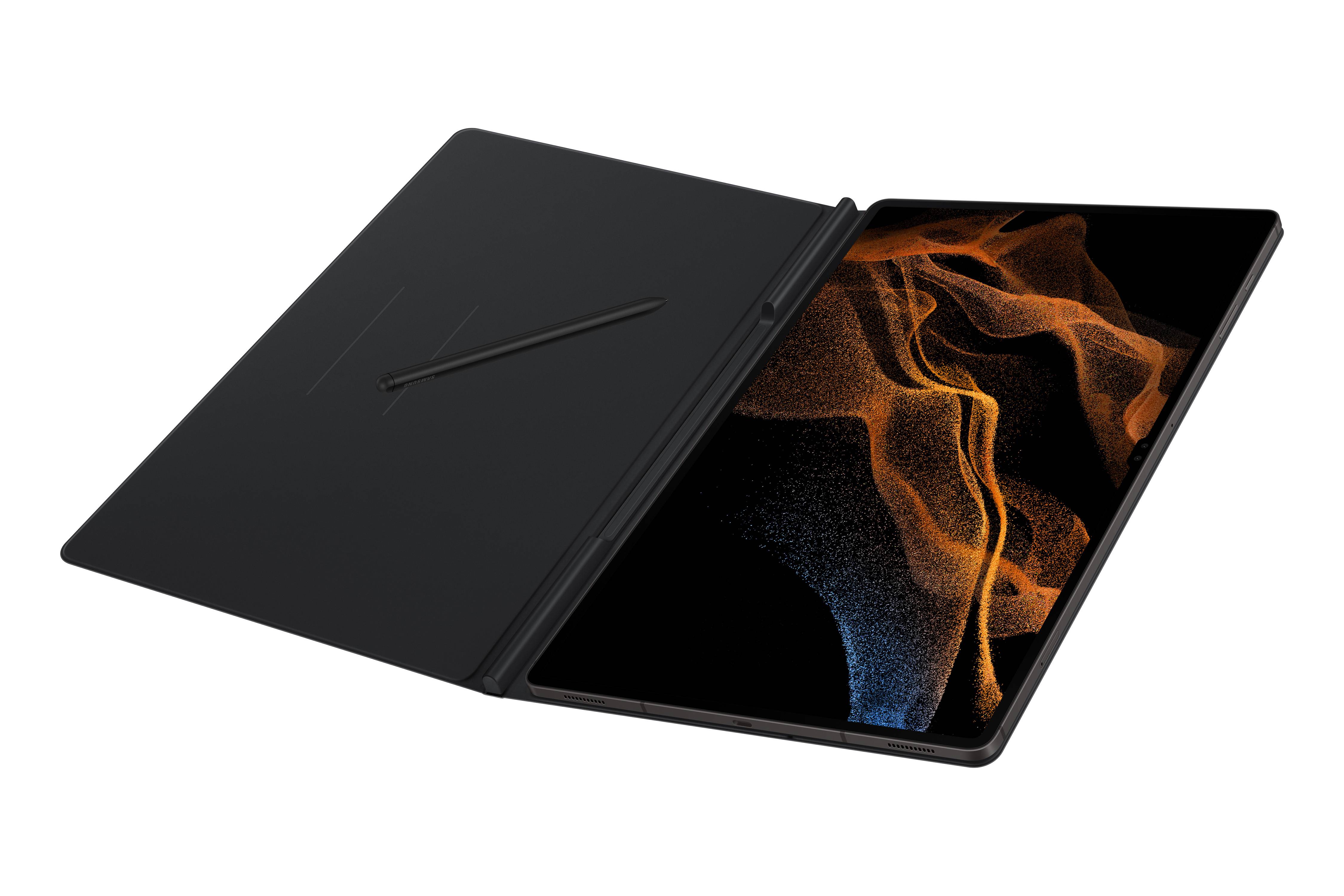 Rca Informatique - image du produit : BOOK COVER FOR TAB S8 ULTRA BLACK