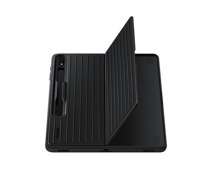 Rca Informatique - image du produit : PROTECTIVE STANDING COVER FOR TAB S8+ BLACK