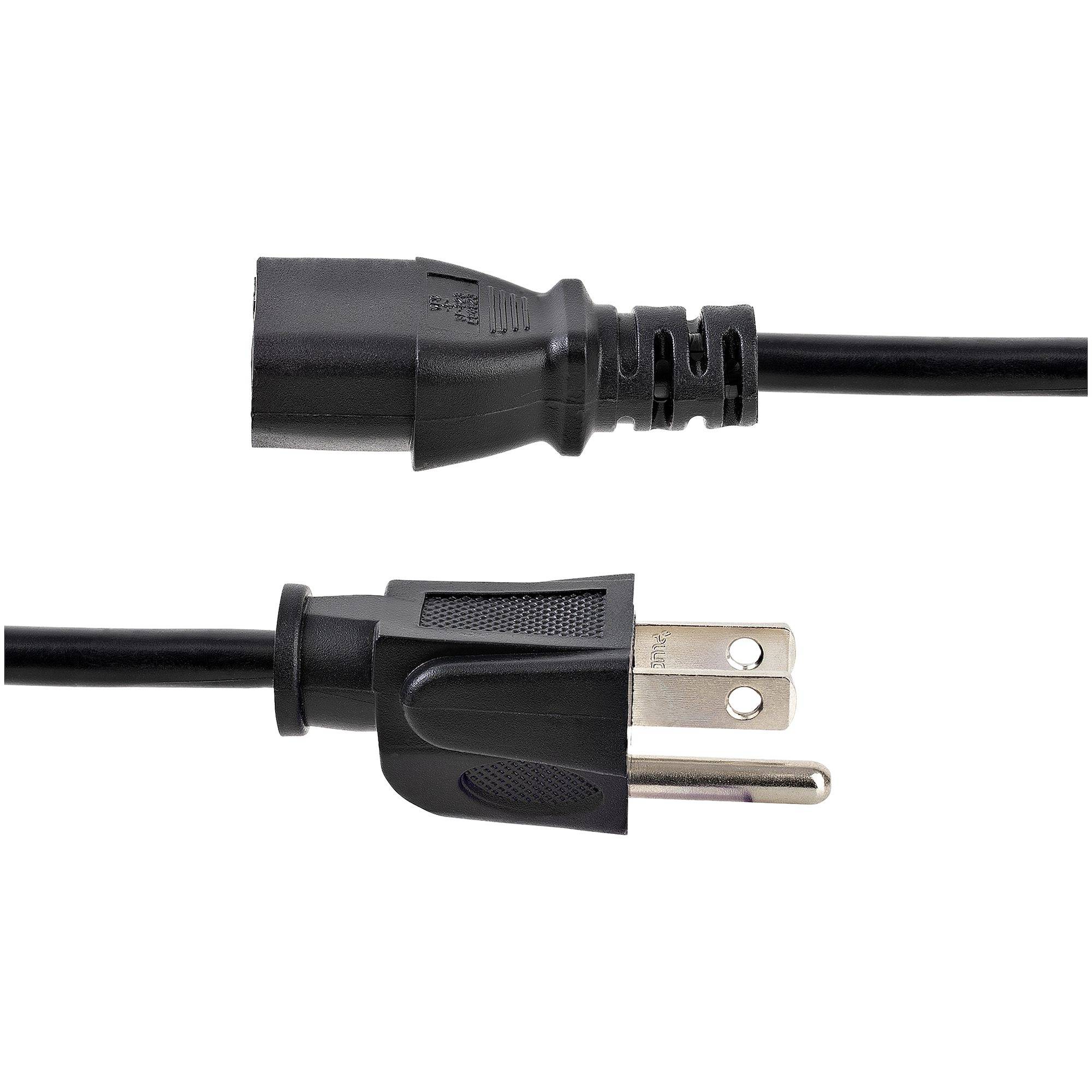 Rca Informatique - image du produit : 6 FT STANDARD COMPUTER POWER US CORD - NEMA5-15P TO C13