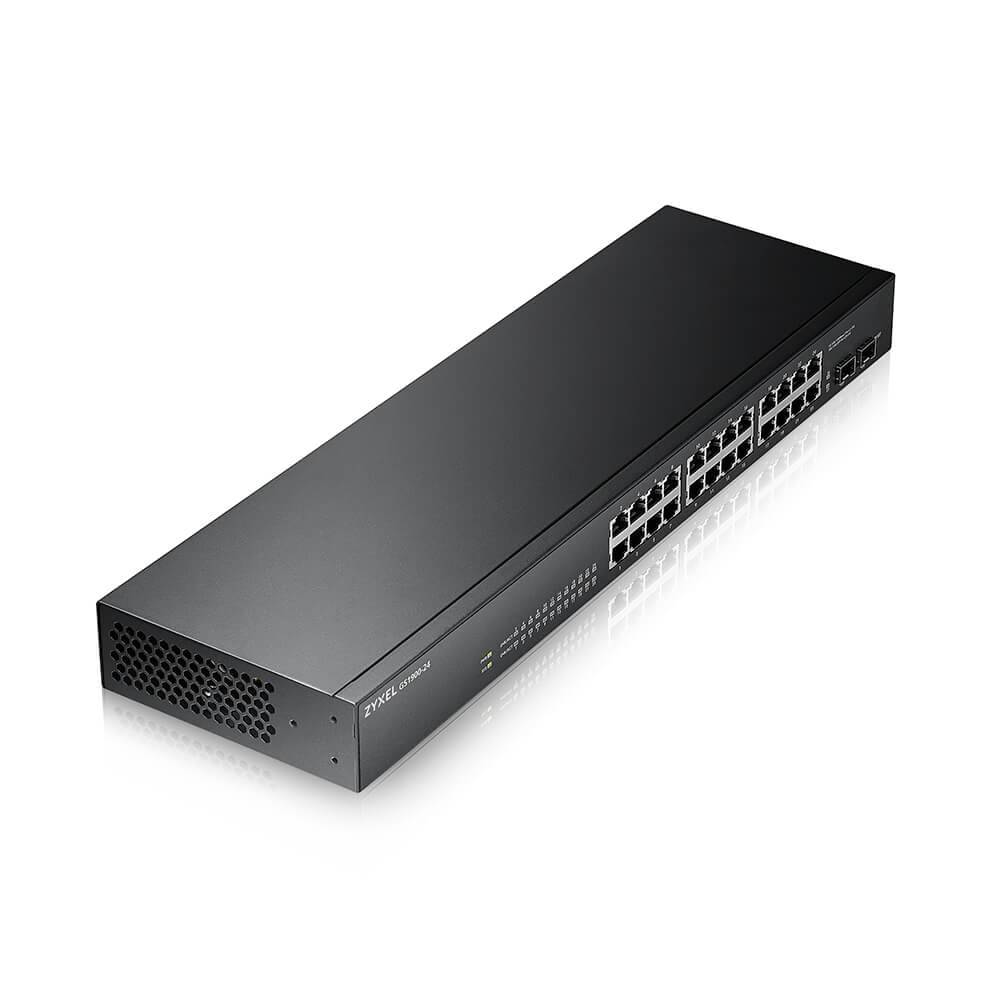 Rca Informatique - Image du produit : 24 PORT GBE L2 SMART SWITCH RACKMOUNT FANLESS V2