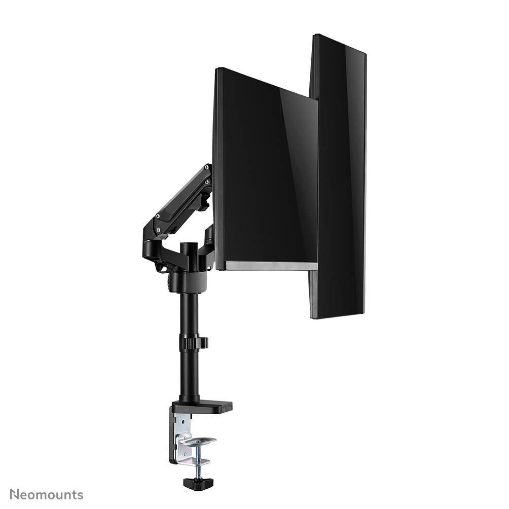 Rca Informatique - image du produit : NEWSTAR DESK POLE MOUNT (CLAMP/GROMMET) BLACK 17-27IN