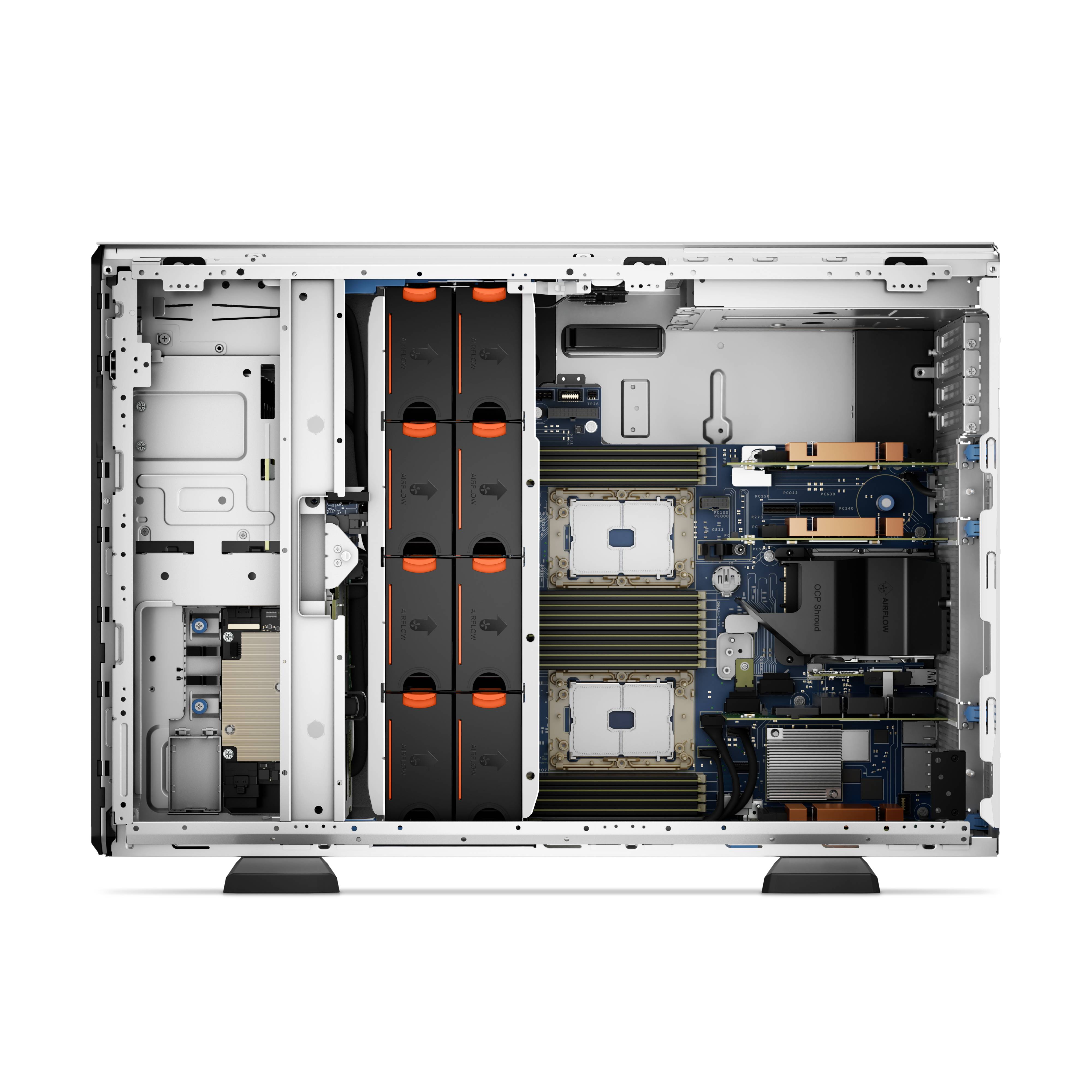 Rca Informatique - image du produit : DELL T550 8X2.5 4314 1X32GB 1X480GB SSD H755 3YR BASIC NBD