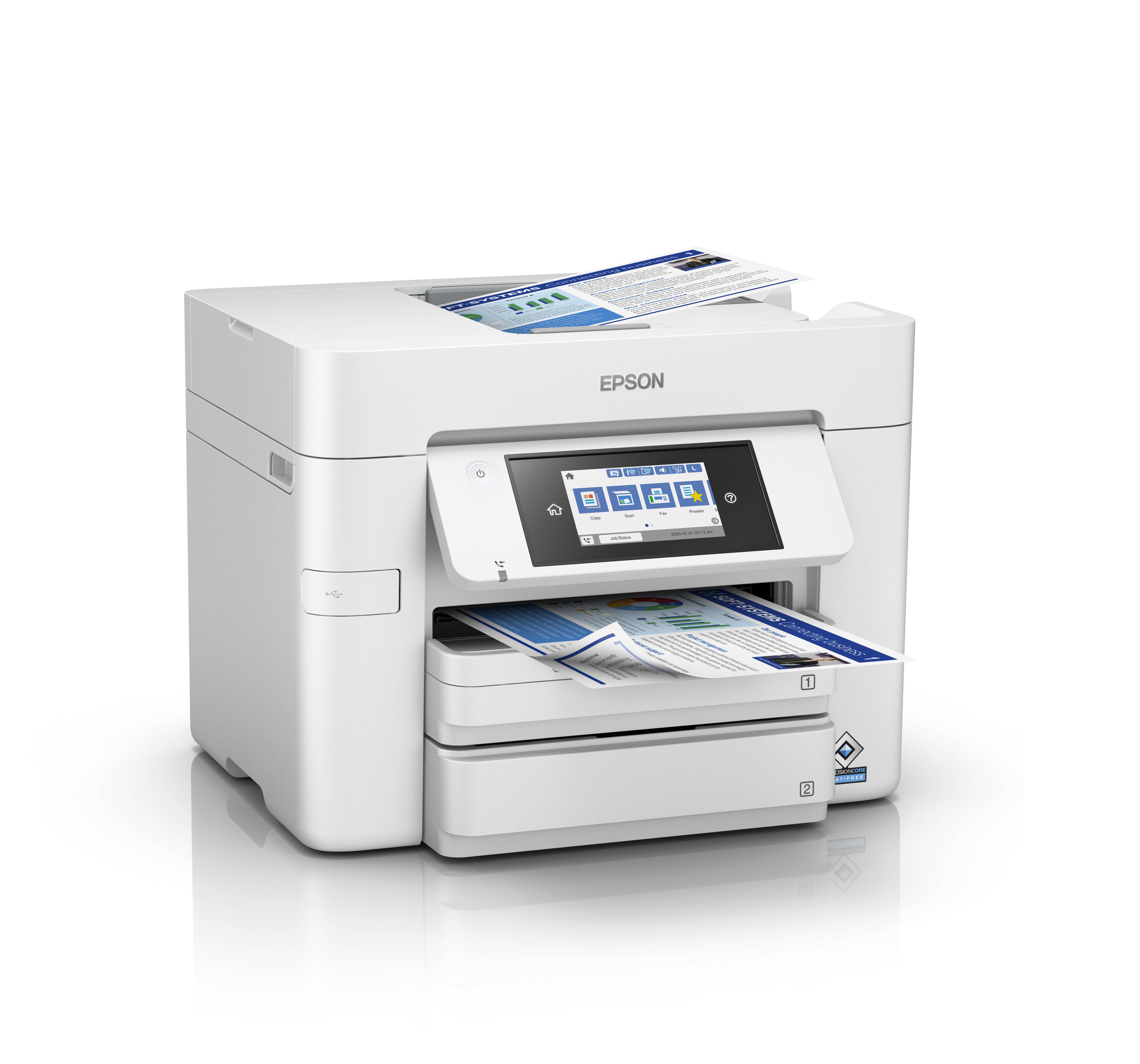 Rca Informatique - image du produit : WORKFORCE PRO WF-C4810DTWF 13/11PPM A4 USB INK 4800X1200 DP