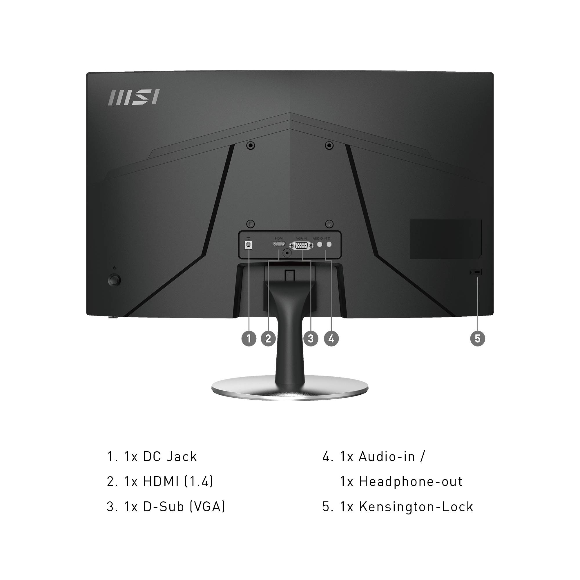 Rca Informatique - image du produit : 23.6IN VA 1920X1080 16:9 PRO MP242C