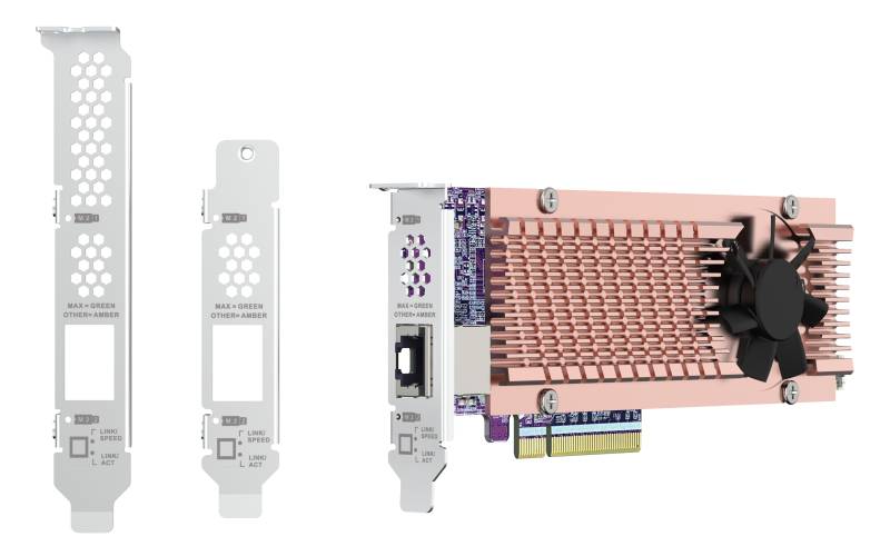 Rca Informatique - image du produit : 2XPCIE 2280M.2 SSD PCIEGEN4X8 1 X AQC113C 10GBE NBASE-T PORT