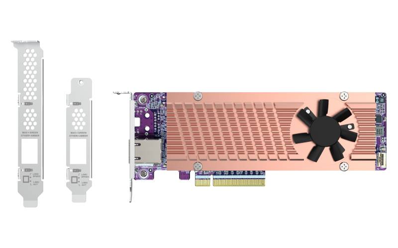 Rca Informatique - image du produit : 2XPCIE 2280M.2 SSD PCIEGEN4X8 1 X AQC113C 10GBE NBASE-T PORT