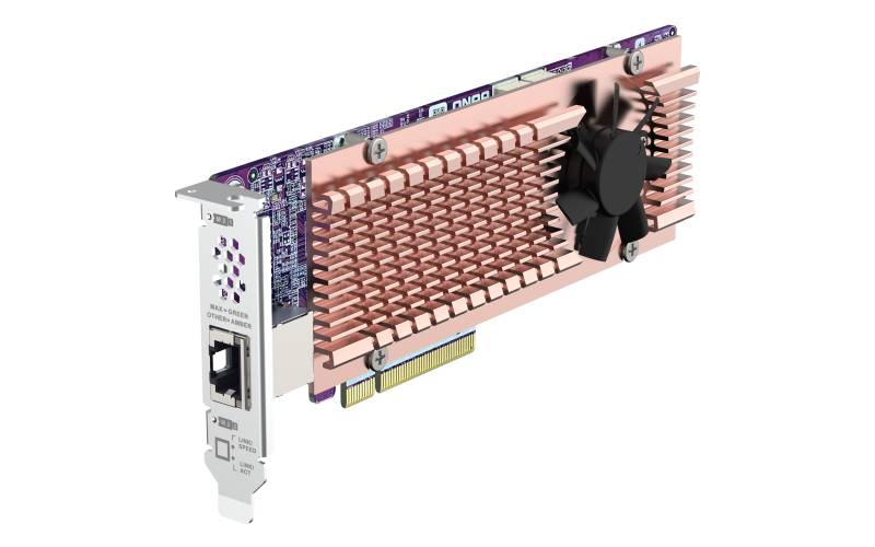 Rca Informatique - image du produit : 2XPCIE 2280M.2 SSD PCIEGEN4X8 1 X AQC113C 10GBE NBASE-T PORT