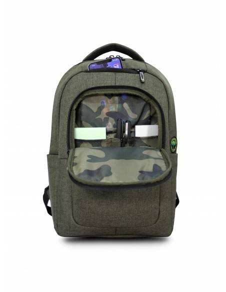 Rca Informatique - image du produit : CYCLEE CITY EDITION: ECOLOGIC BACKPACK FOR NOTEBOOK 15.6 KAKI