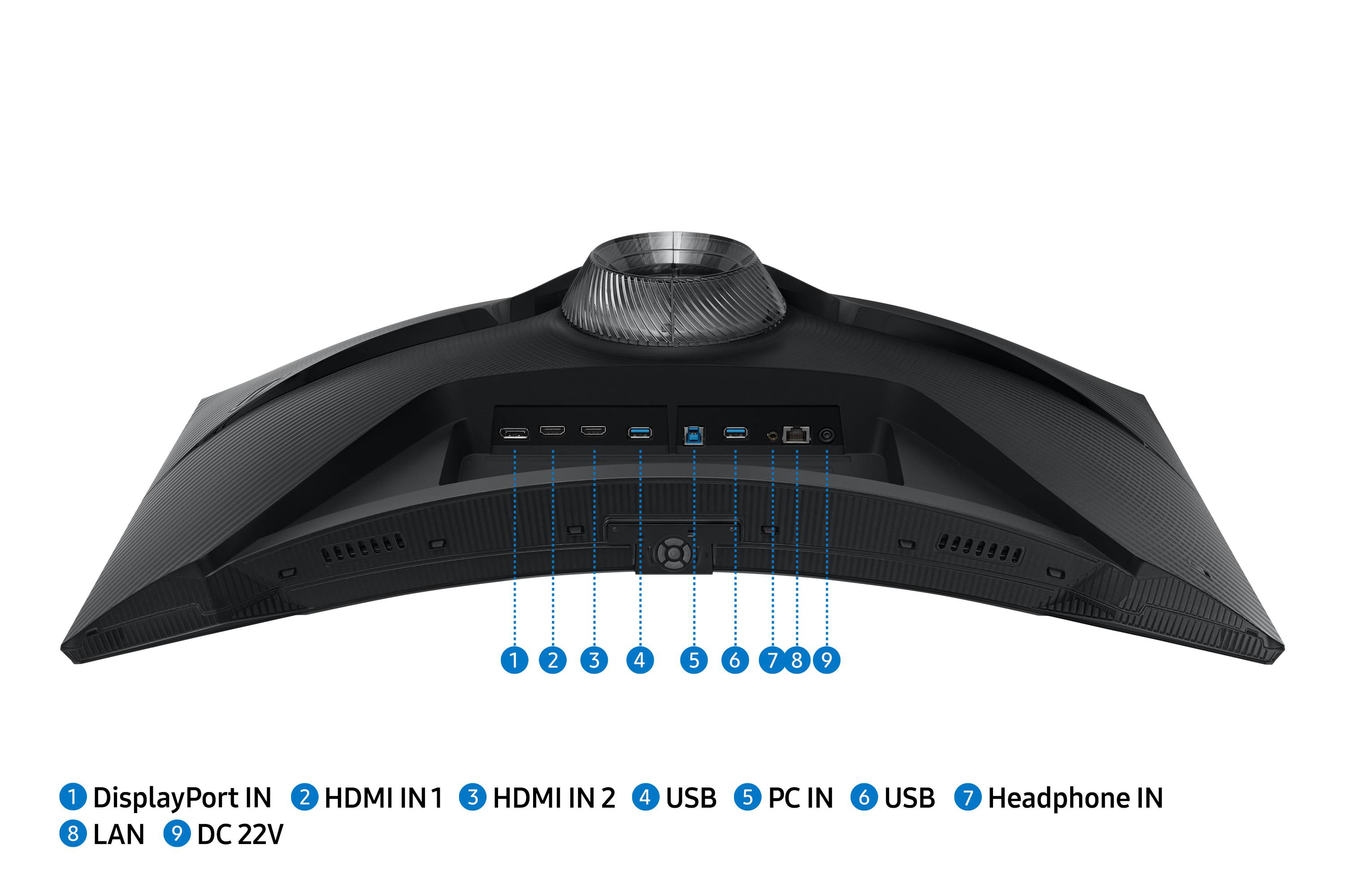 Rca Informatique - image du produit : LS32BG650EUXEN 31.5IN CV VA QHD 240HZ/350CD/2HDMI/DP/2USB/HAS