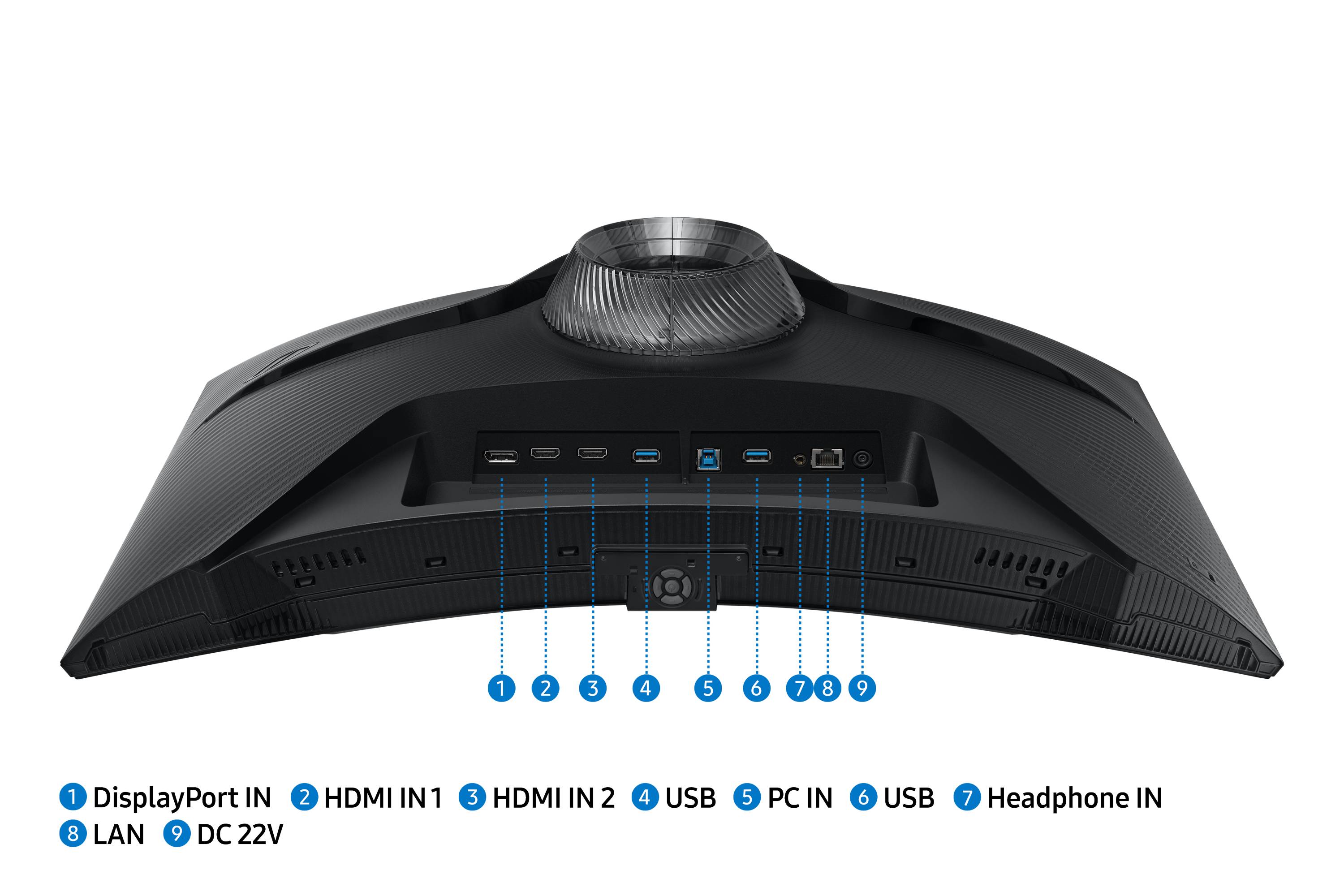 Rca Informatique - image du produit : LS27BG650EUXEN 27IN CV VA QHD 240HZ/350CD/2HDMI/DP/2USB/HAS