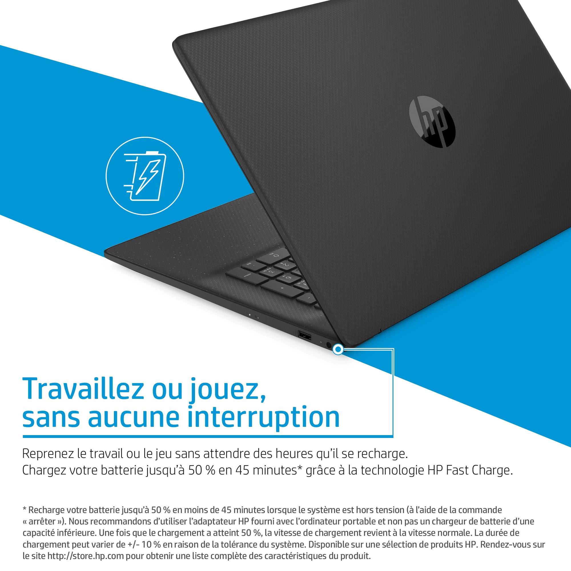 Rca Informatique - image du produit : 17-CP0296NF 17.3IN 3050U 8GB 1TB NOODD W10H