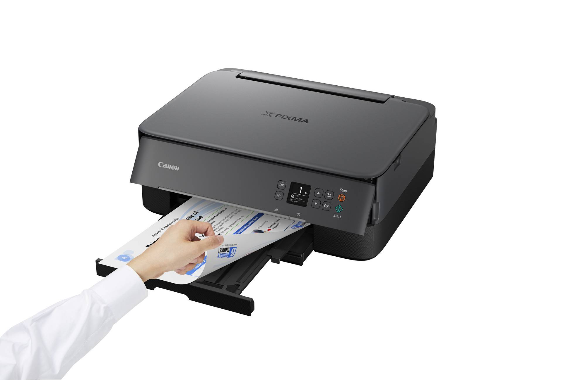 Rca Informatique - image du produit : TS5350A 3IN1 BLACK - INKJET 13IPM/6.8IPM 4800X1200 DPI