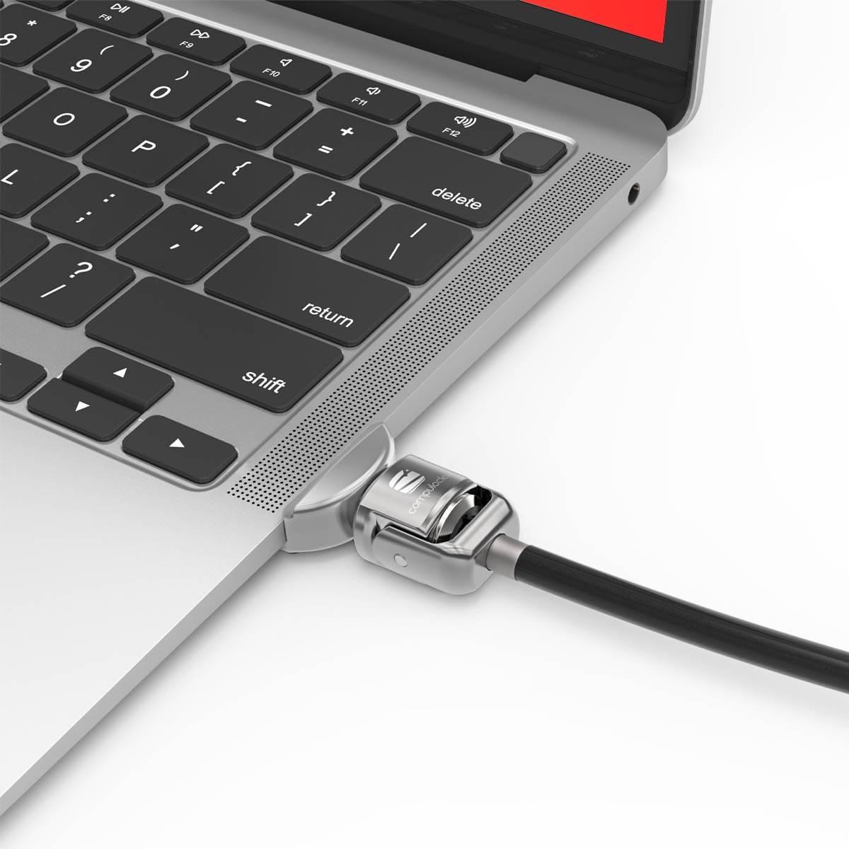 Rca Informatique - image du produit : LEDGE FOR MACBOOK AIR 2019-2022 WITH KEYED CABLE LOCK