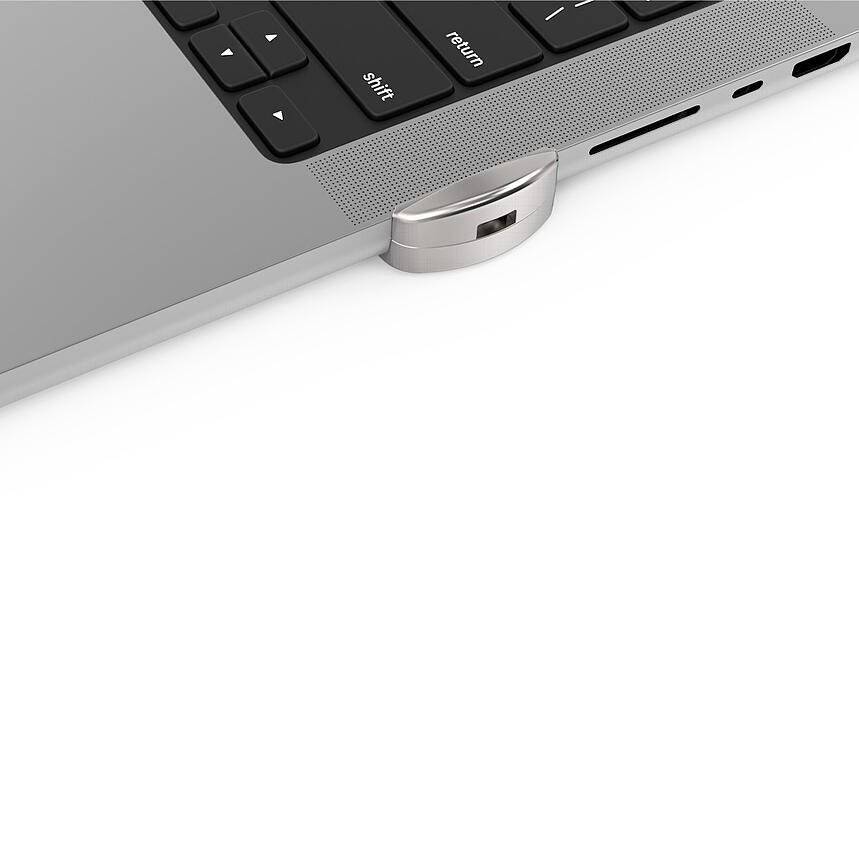 Rca Informatique - image du produit : MACBOOK PRO 14-INCH LEDGE LOCK ADAPTER SILVER