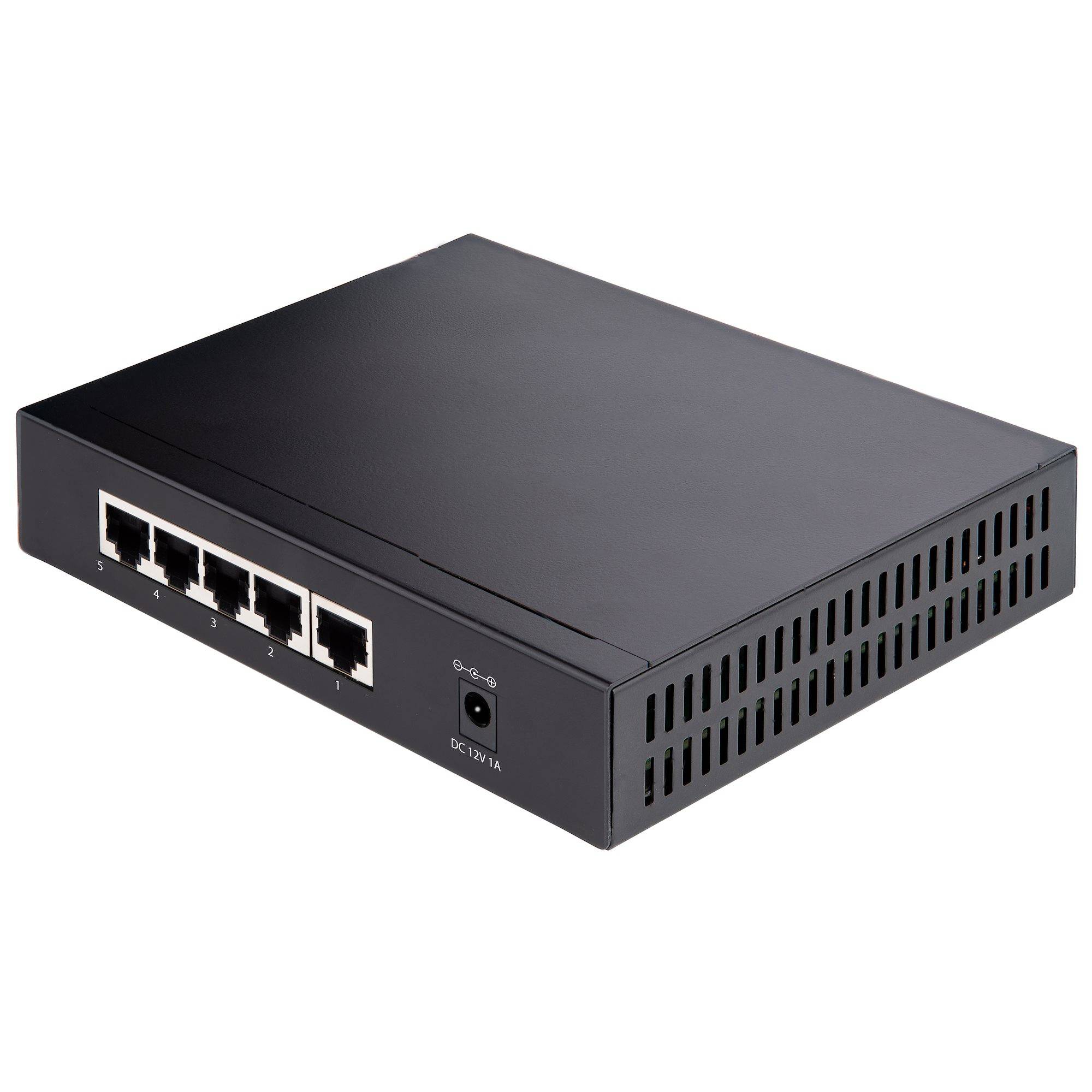 Rca Informatique - image du produit : UNMANAGED 2.5G SWITCH 5 PORT - ALL-METAL CASE FANLESS WALL KIT