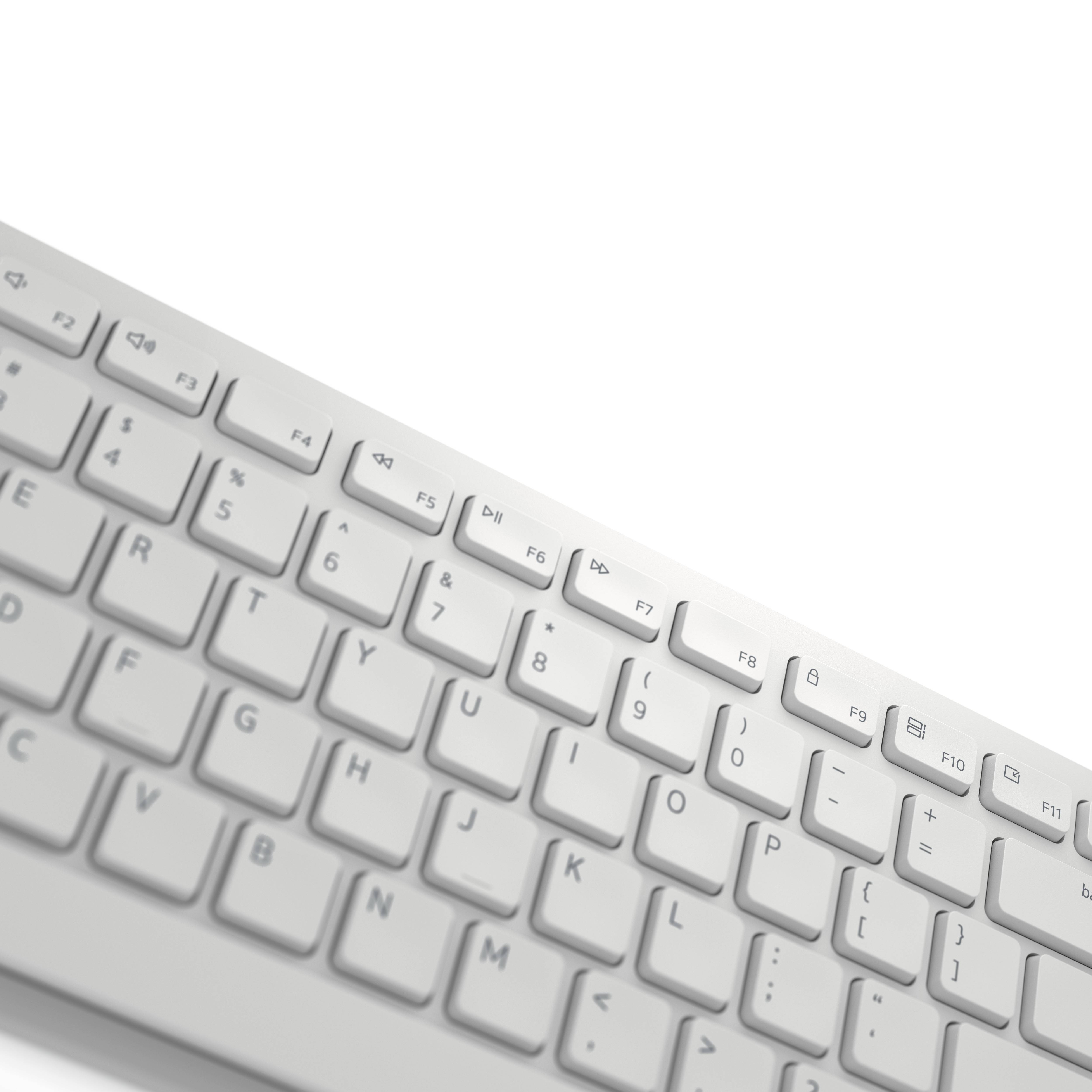 Rca Informatique - image du produit : PRO WIRELESS KEYBOARD AND MOUSE KM5221W FRENCH (AZERTY) WHITE