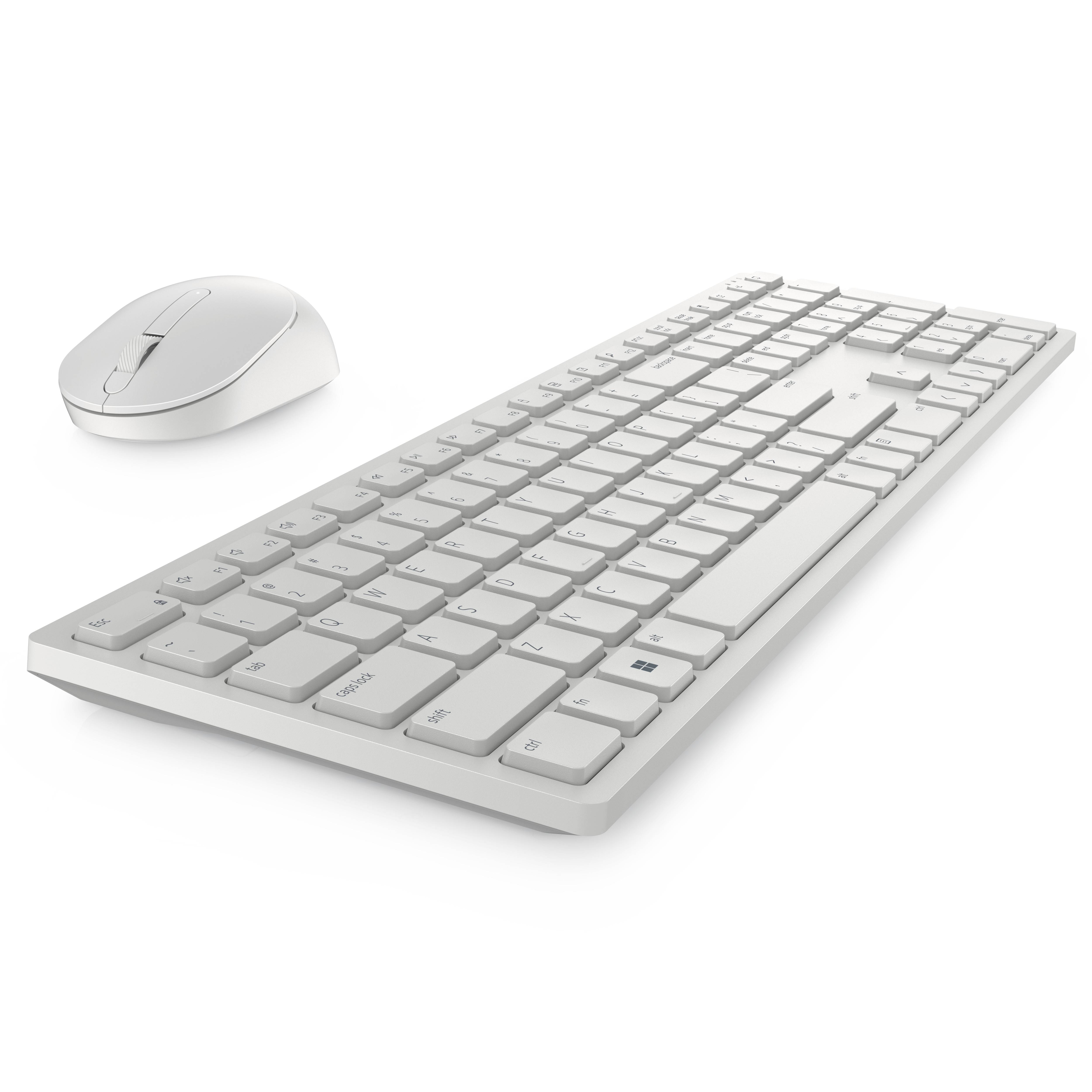 Rca Informatique - image du produit : PRO WIRELESS KEYBOARD AND MOUSE KM5221W FRENCH (AZERTY) WHITE