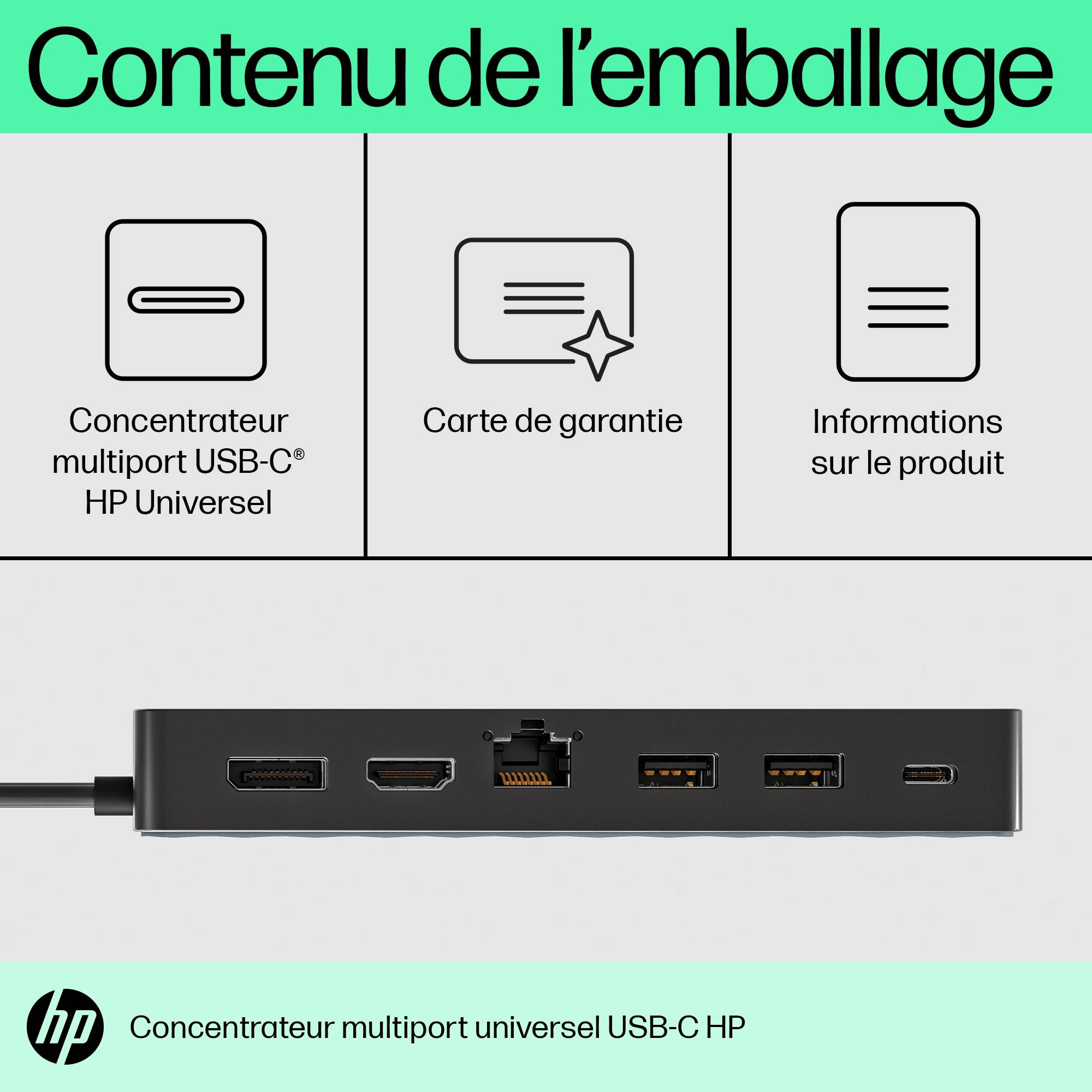 Rca Informatique - image du produit : UNIV USB-C MULTIPORT HUB