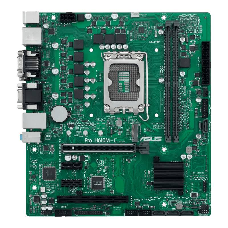 Rca Informatique - image du produit : PRO H610M-C-CSM//LGA1700 H610 D5 PCIEGEN5 U32G2 MB