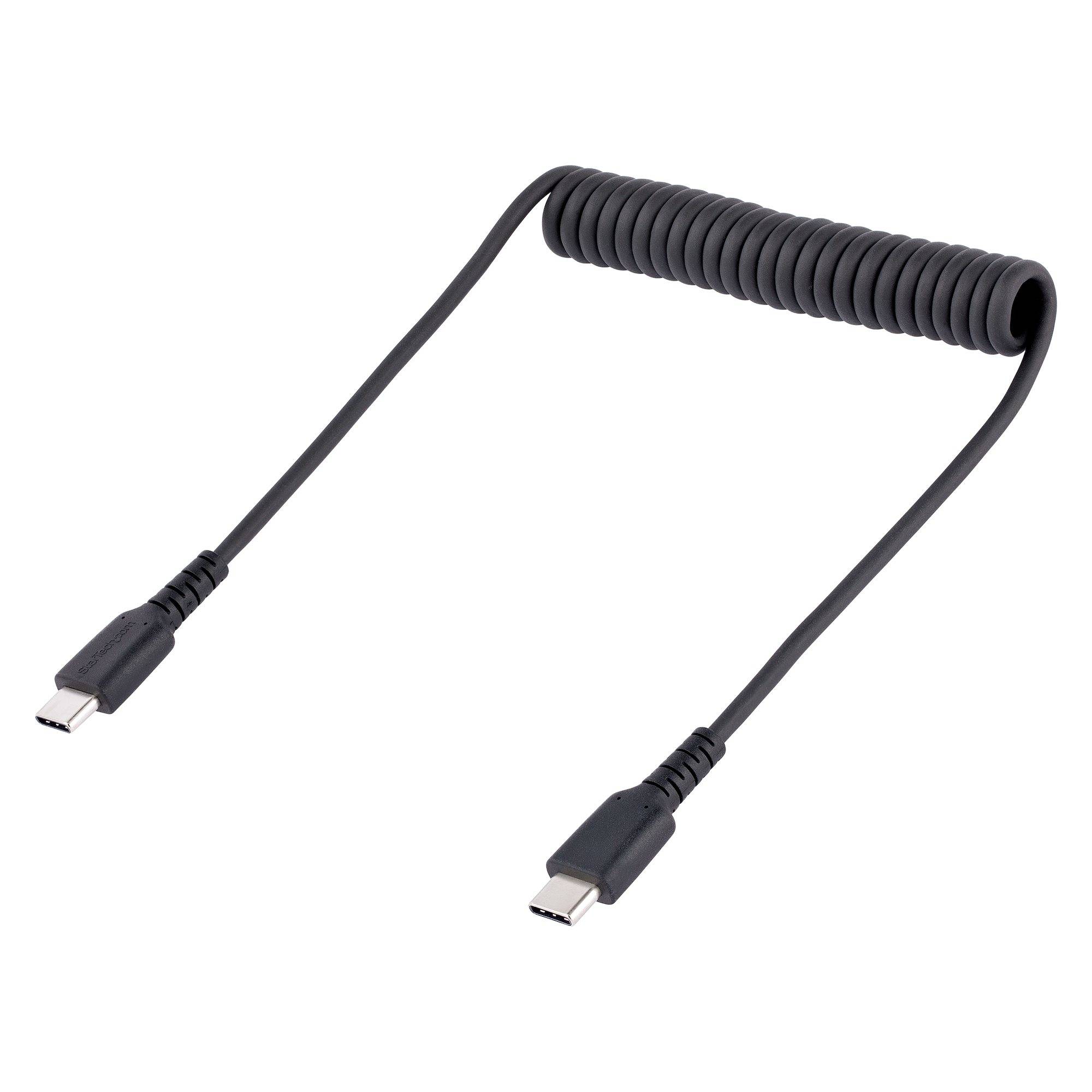 Rca Informatique - image du produit : CABLE DE CHARGE USB-C DE 50CM - CORDON USB-C VERS USB-C M/M