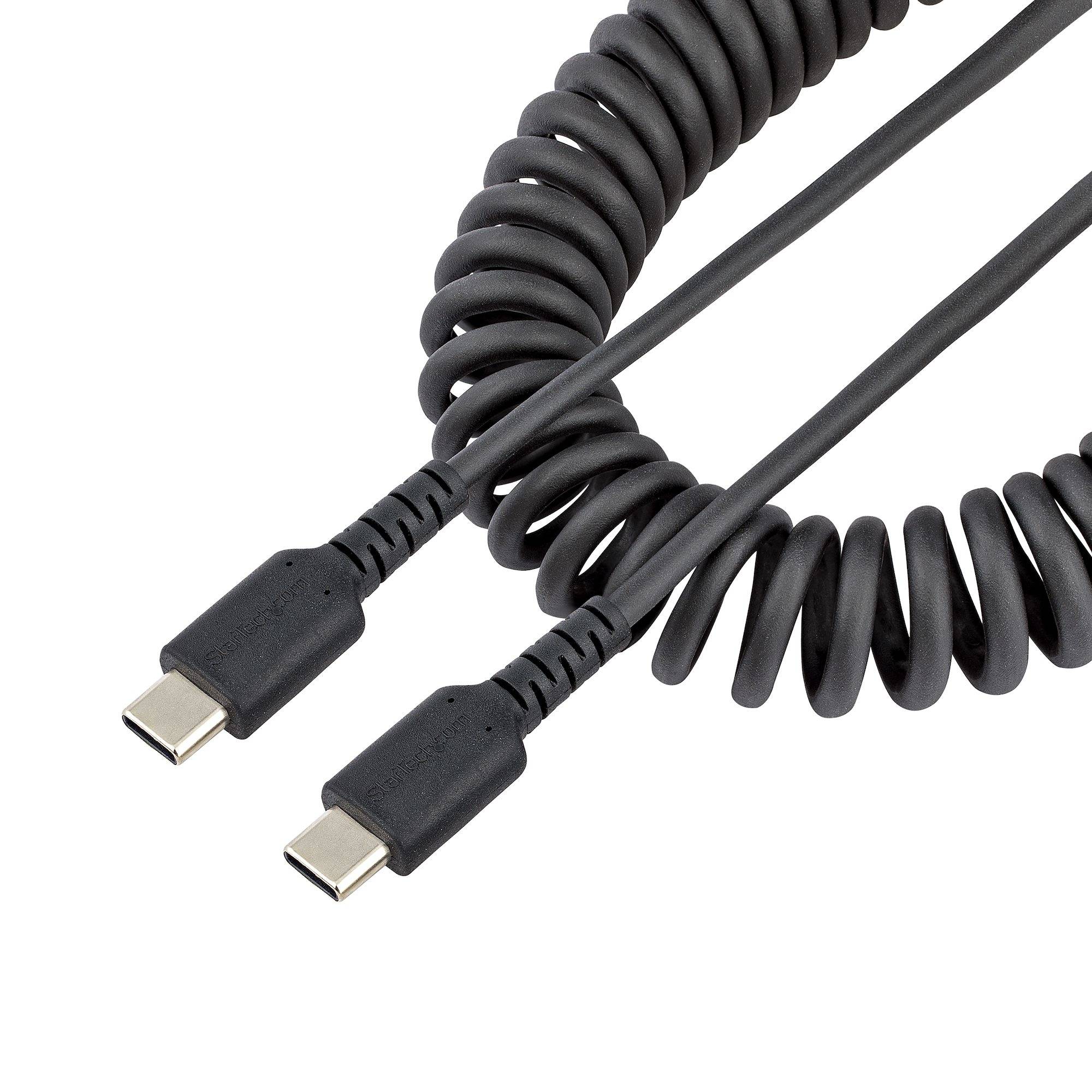 Rca Informatique - Image du produit : CABLE DE CHARGE USB-C DE 1M - CORDON USB-C A USB-C M/M - NOIR